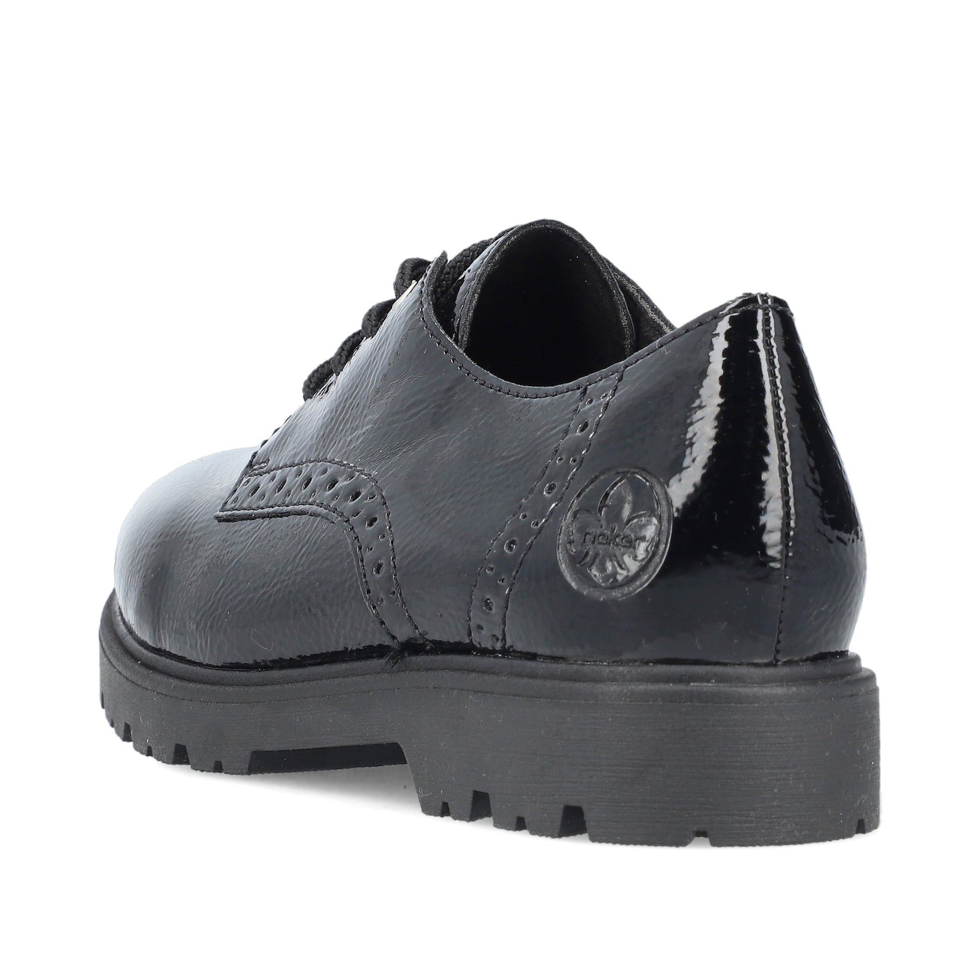Black Elasticated Shoes for Women | Rieker 45502-00