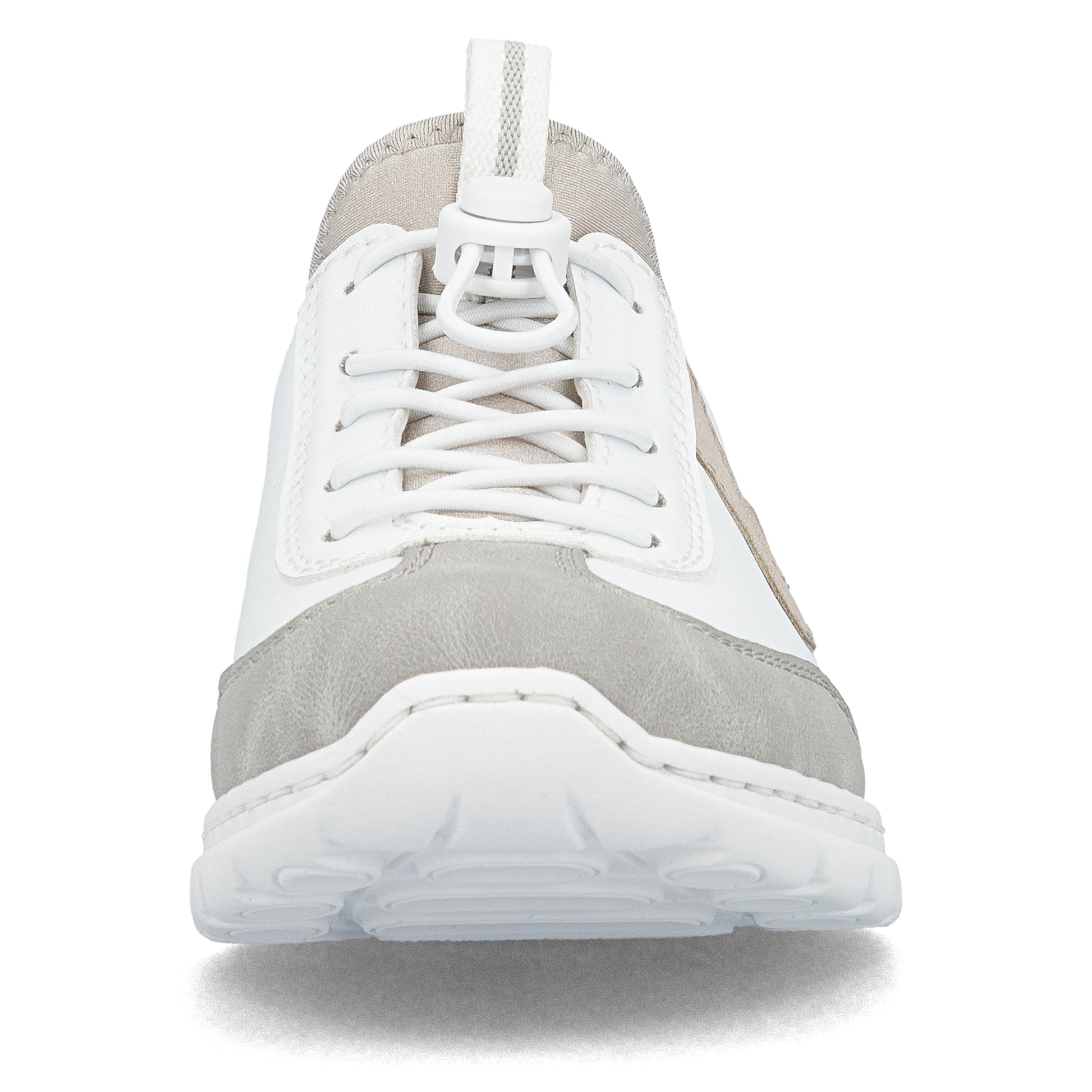 White Elasticated Shoes for Women | Rieker L32G9-80