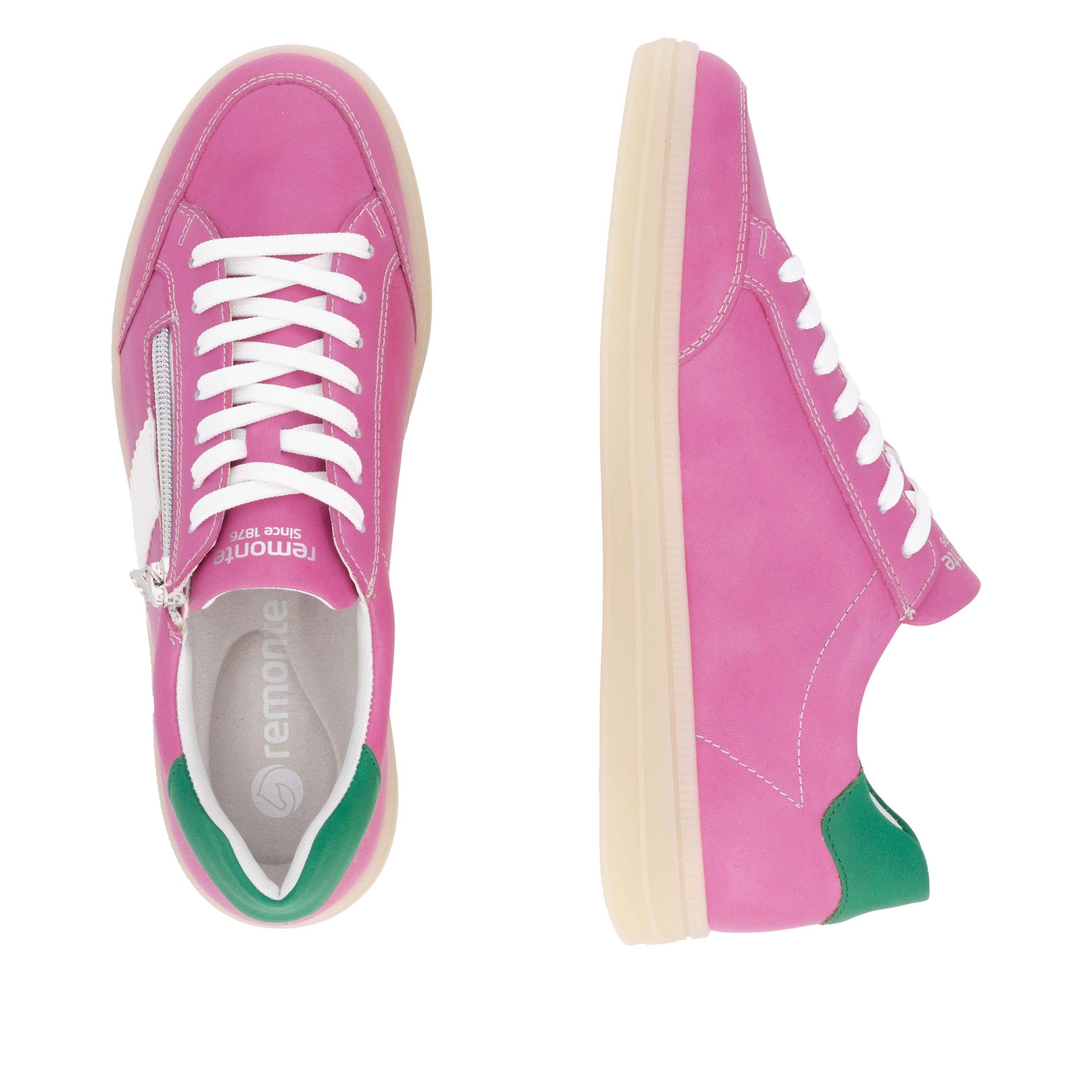 Pink Zip Shoes for Women | Remonte D2C02-31