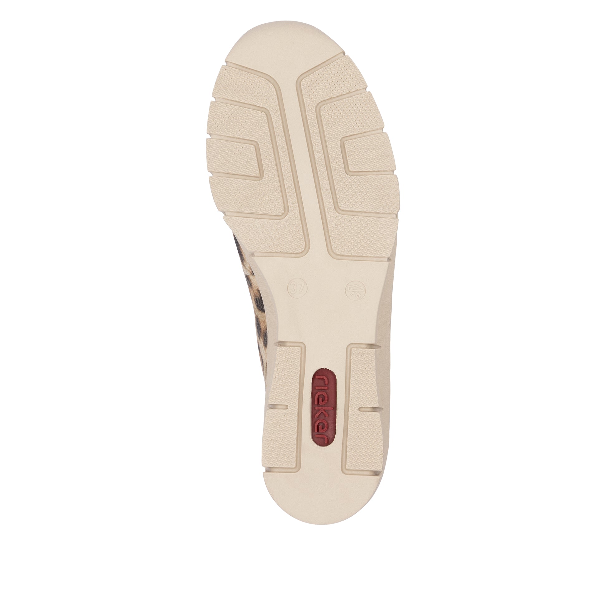 Beige Elasticated Shoes for Women | Rieker 53751-20