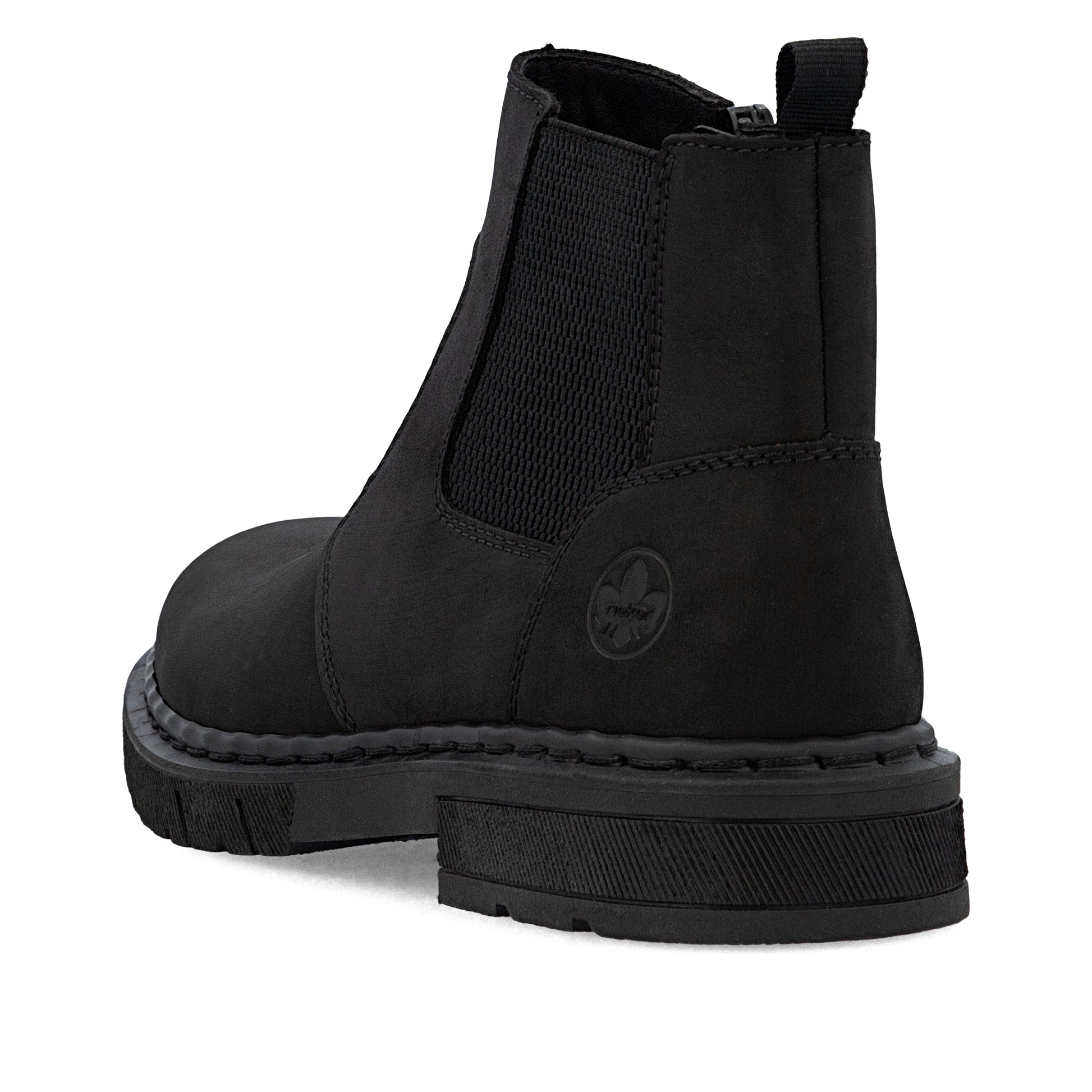 Black Zip Boots for Men | Rieker 31650-00