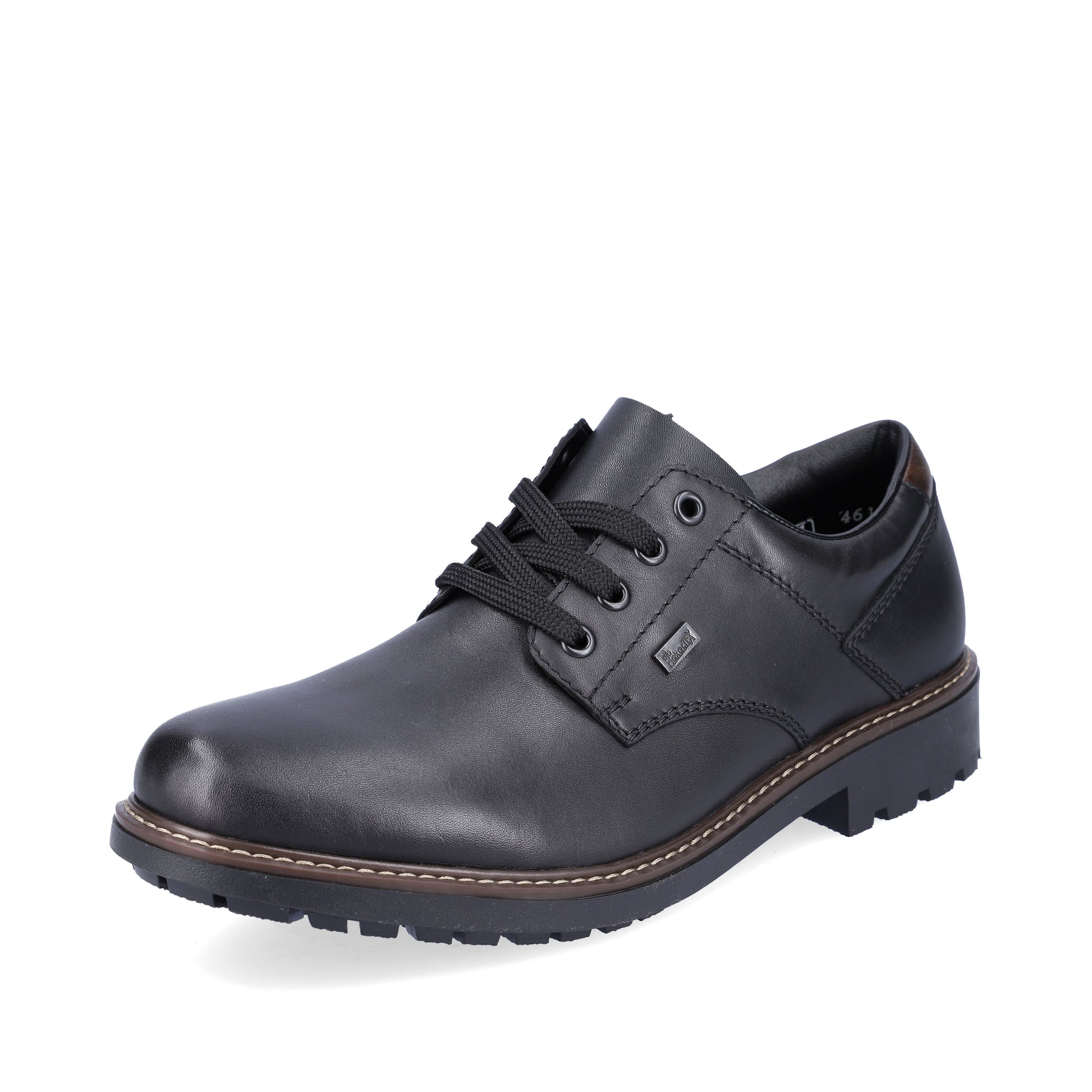 Black Elasticated Shoes for Men | Rieker F4611-00