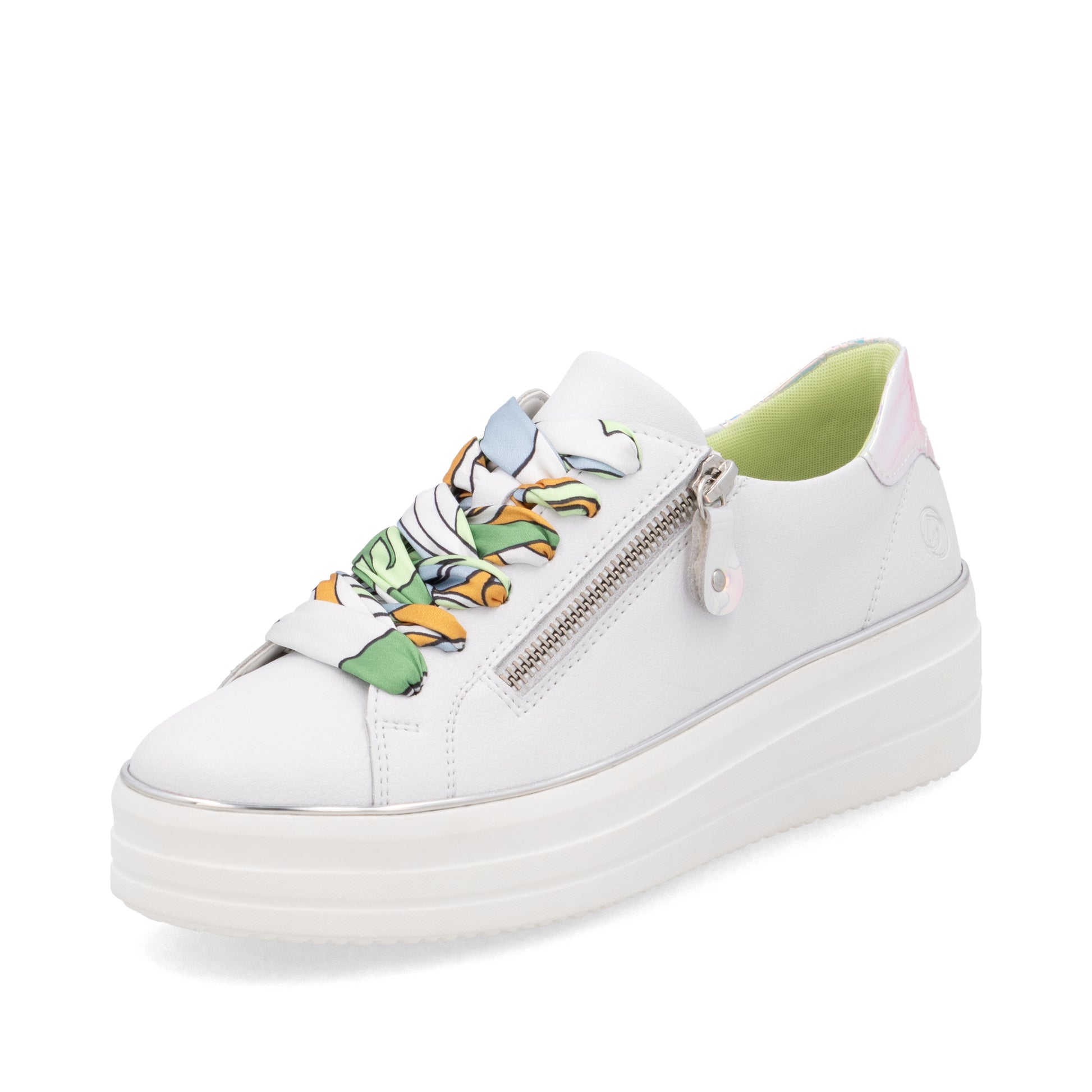 White Zip Shoes for Women | Remonte D1C06-80