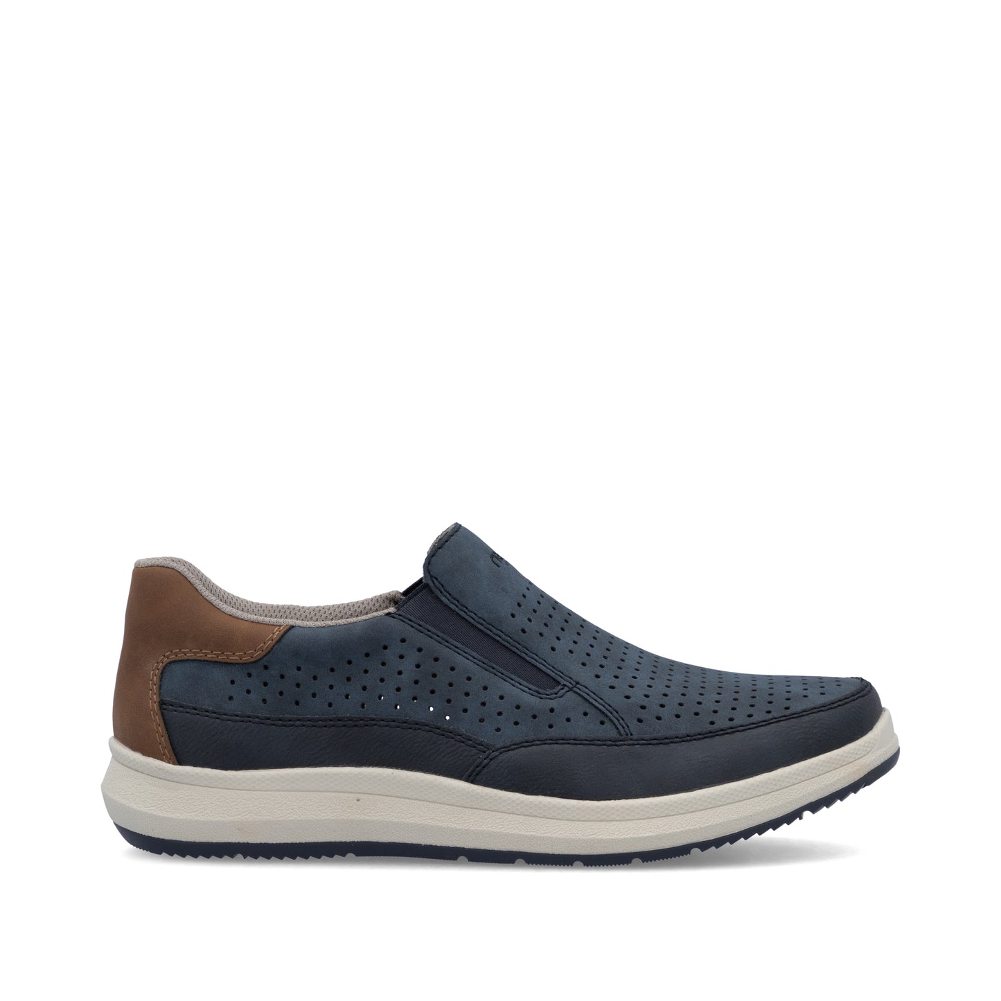 Rieker Men's Casual Slip-on Shoe - Blue | 16952-14