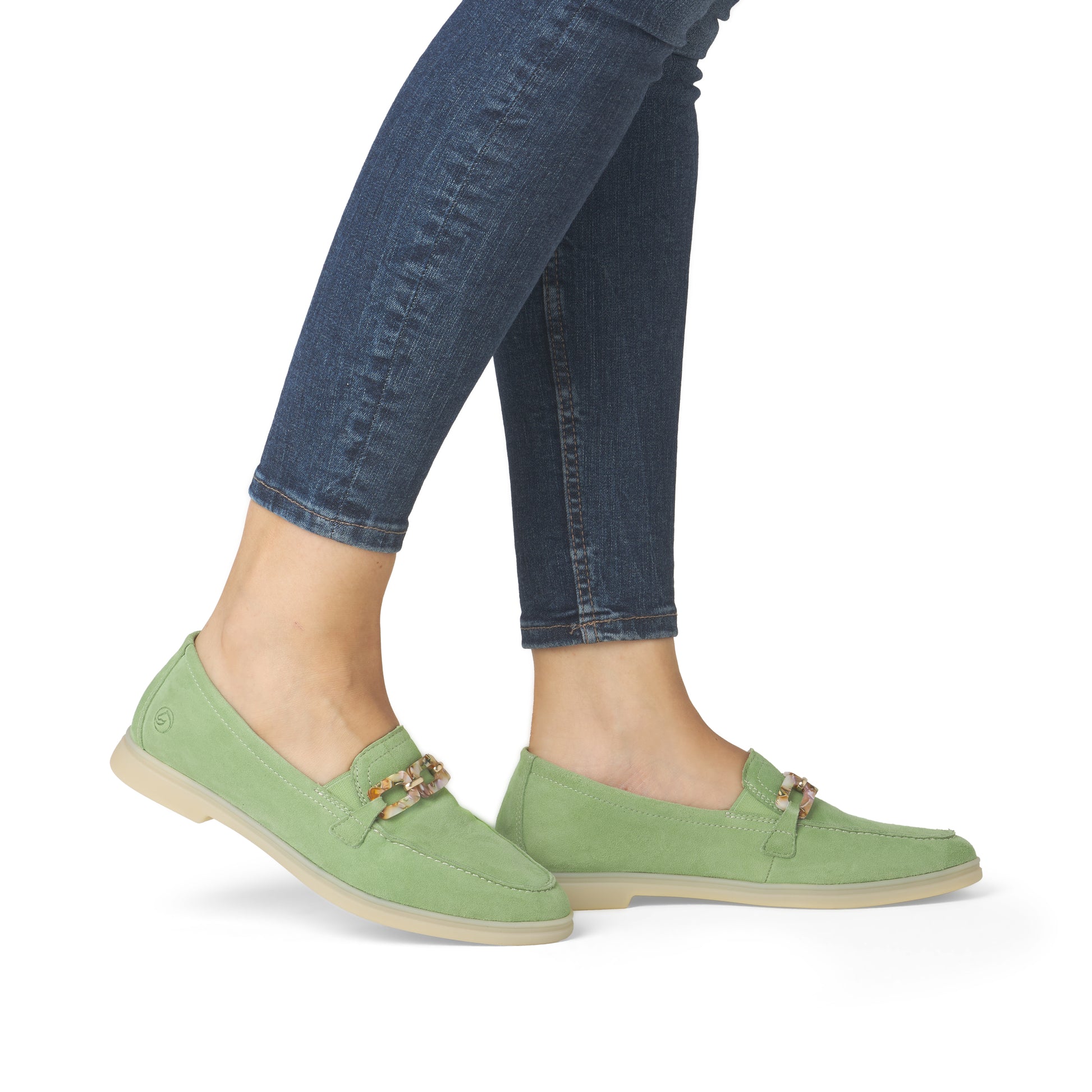 Green Elasticated Shoes for Women | Remonte D2F00-52