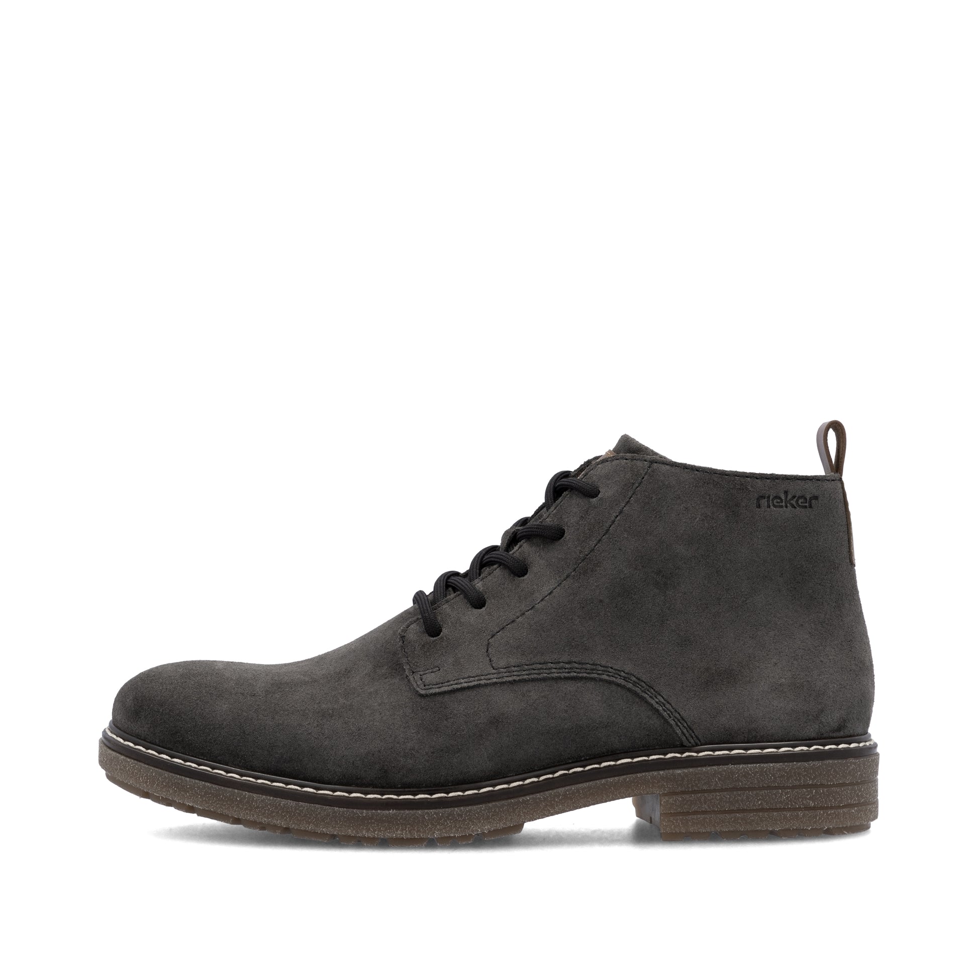 Grey Zip Boots for Men | Rieker 33106-45