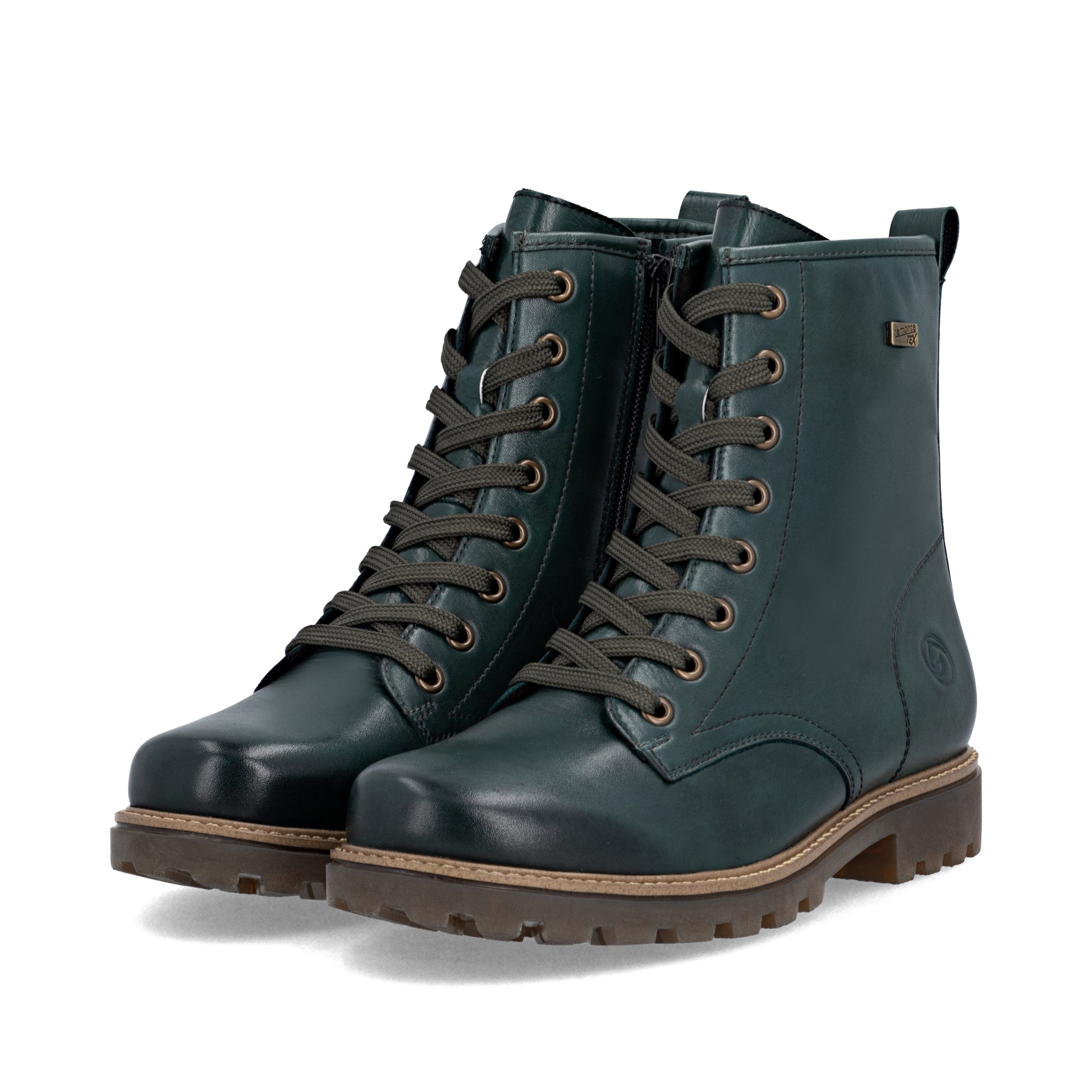 Green Zip Boots for Women | Remonte D3C70-54