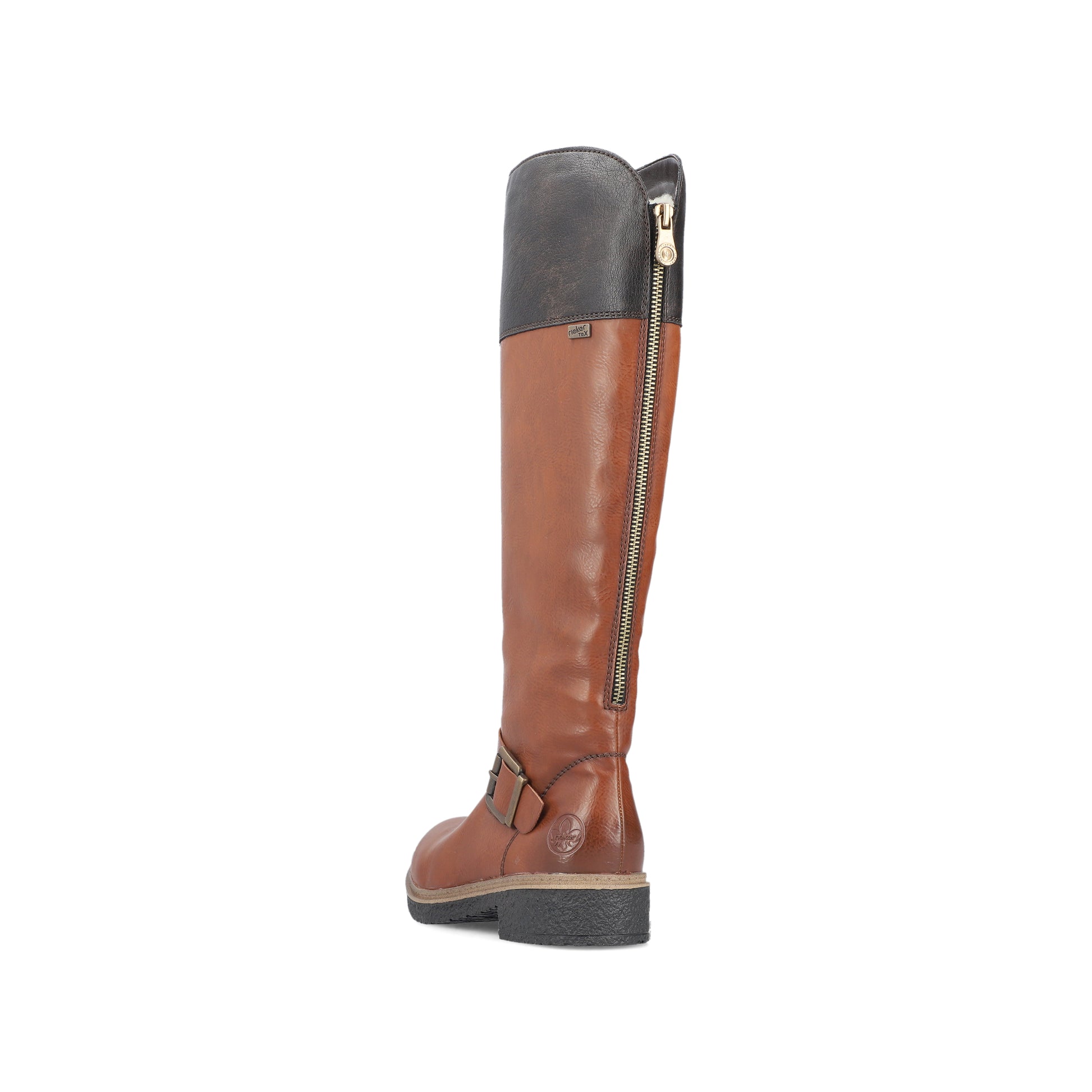 Brown Zip Boots for Women | Rieker Z5092-24