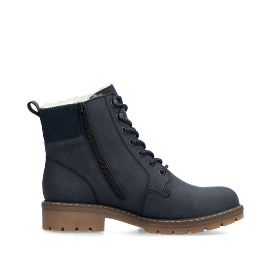 Rieker Woman's Boots - Blue | Y9102-14
