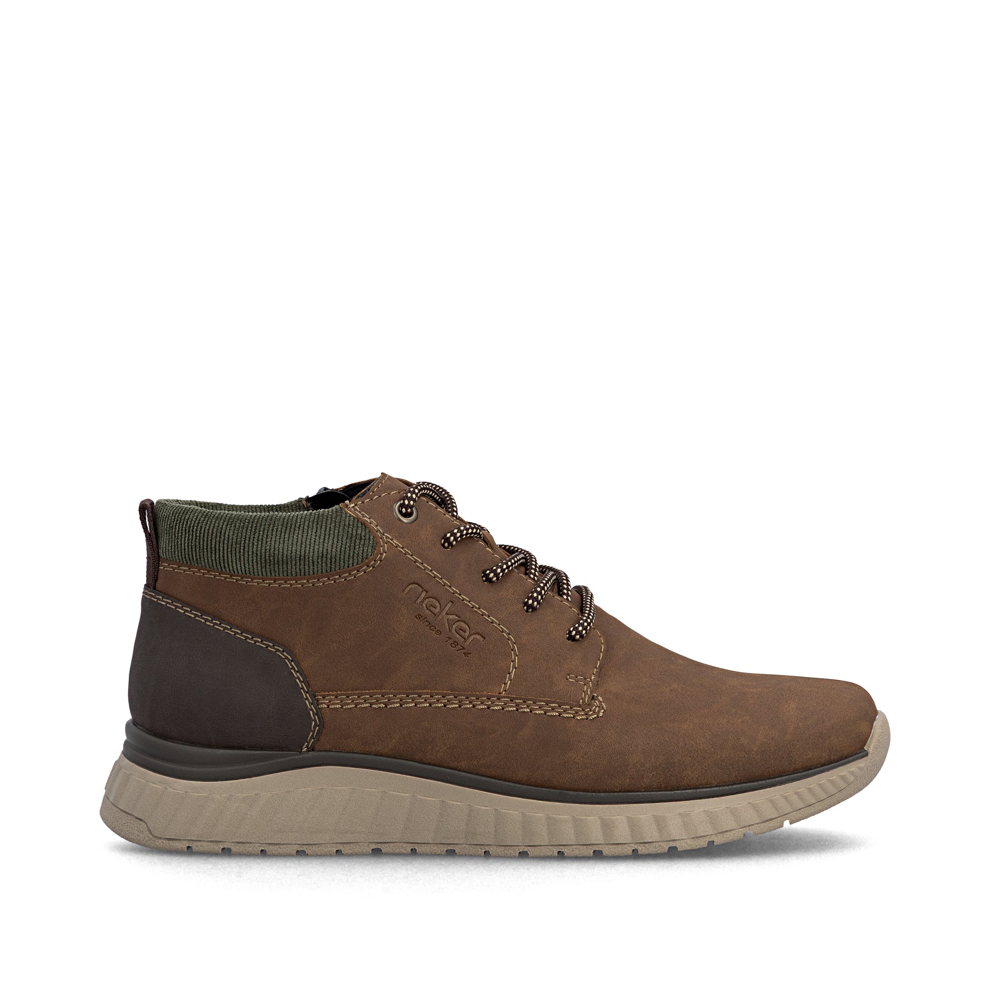 Brown Zip Boots for Men | Rieker B0603-24