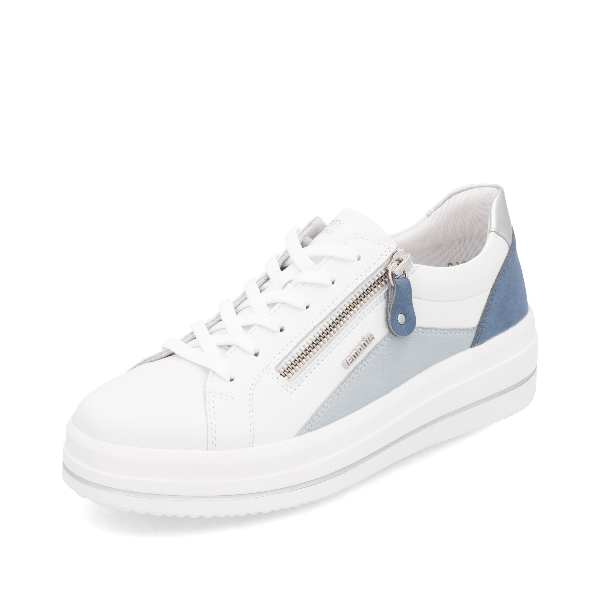 White Zip Shoes for Women | Remonte D1C01-84