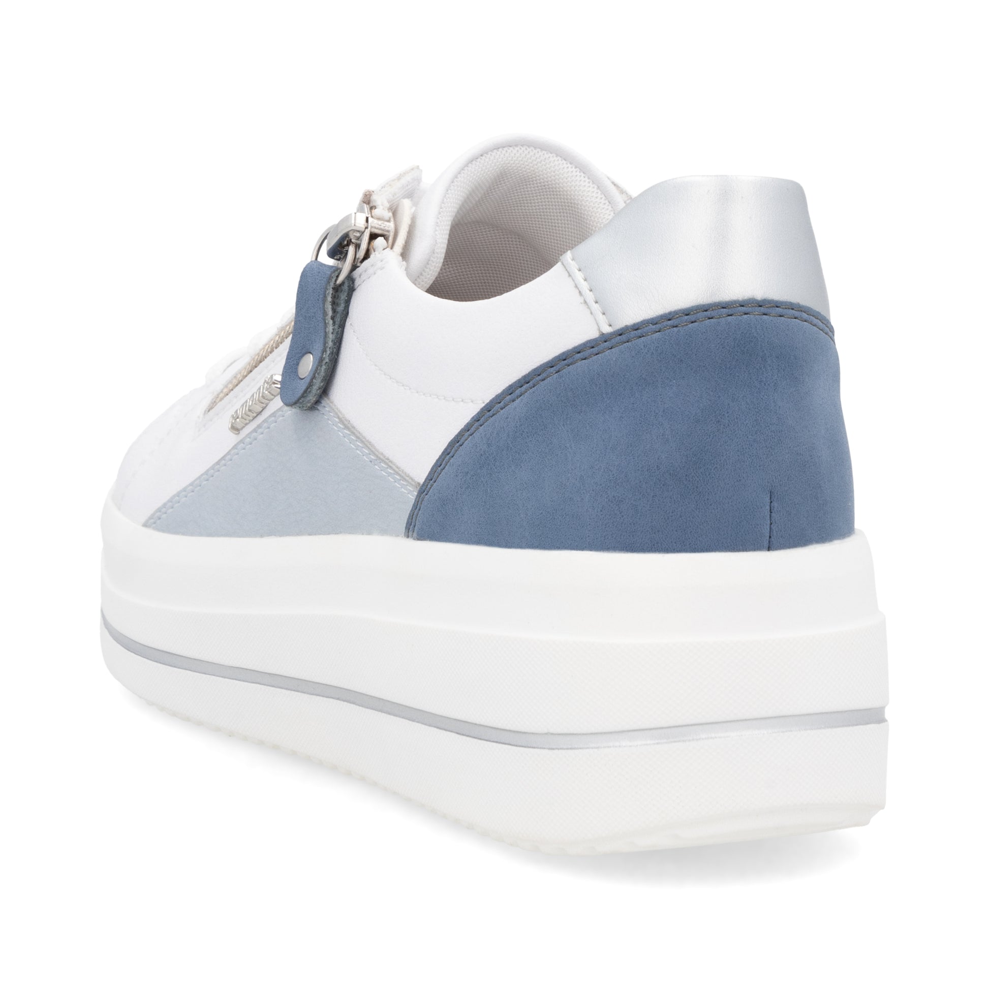 White Zip Shoes for Women | Remonte D1C01-84