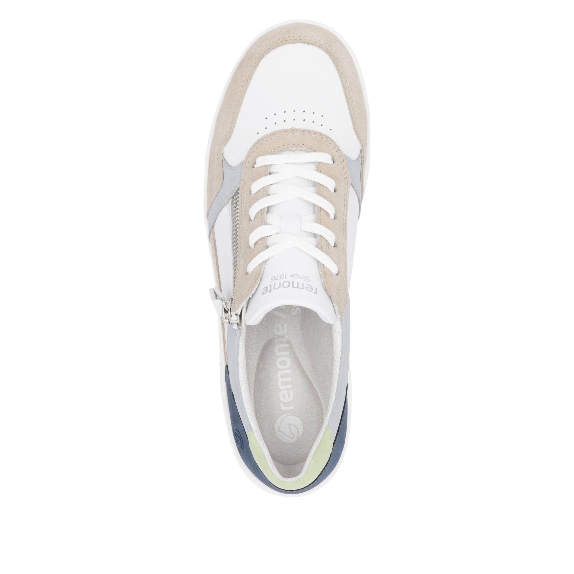 White Zip Shoes for Women | Remonte D1E06-81