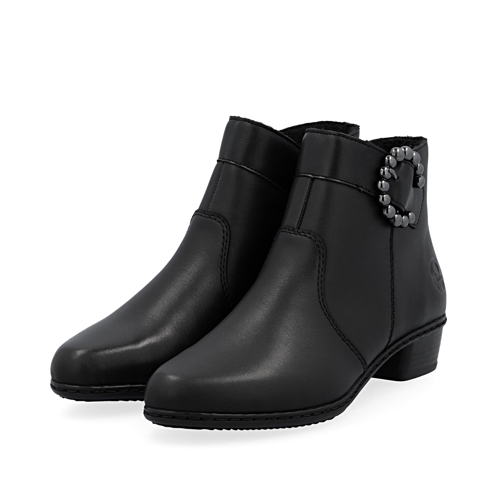Black Zip Boots for Women | Rieker Y0797-00