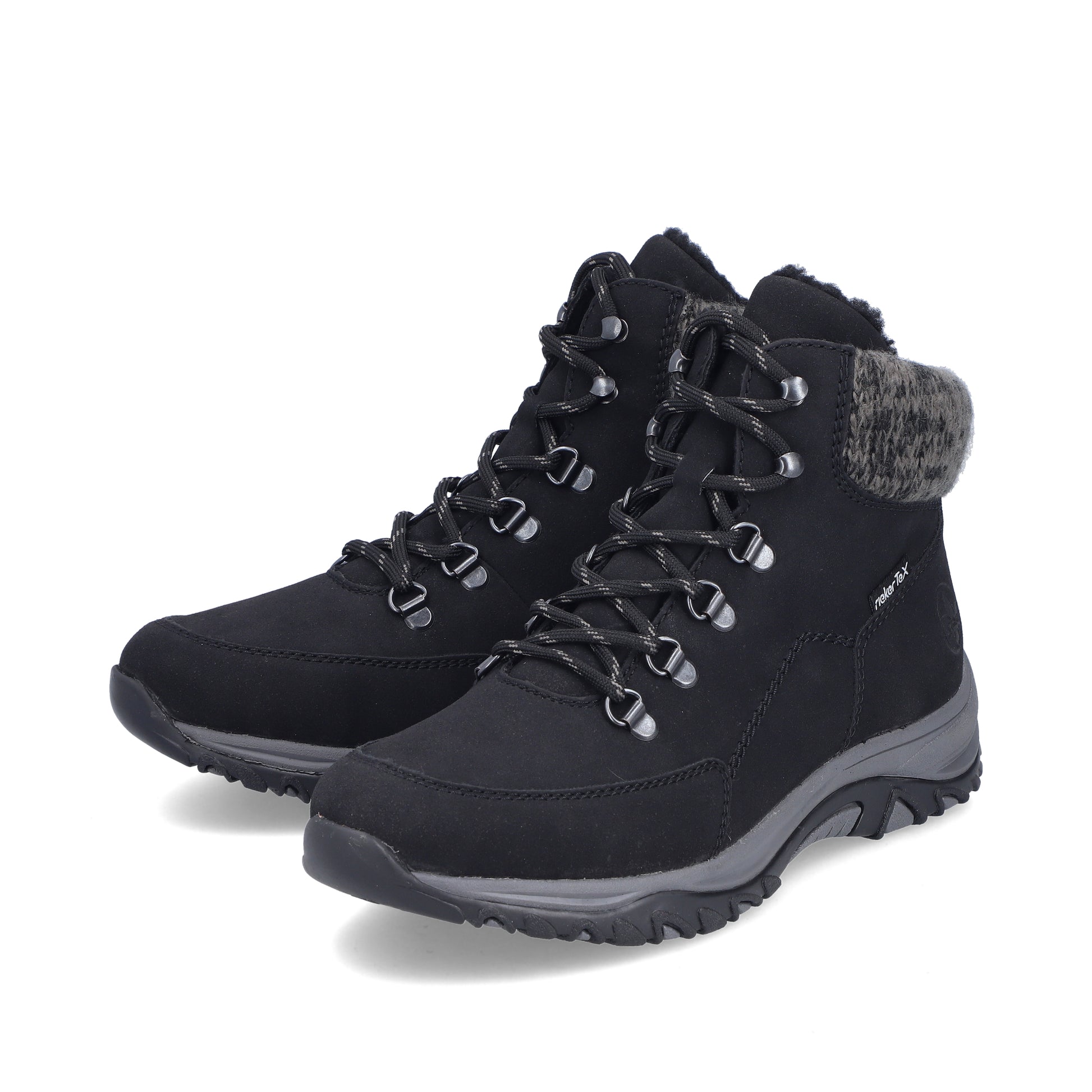 Black Elasticated Boots for Women | Rieker M9610-00