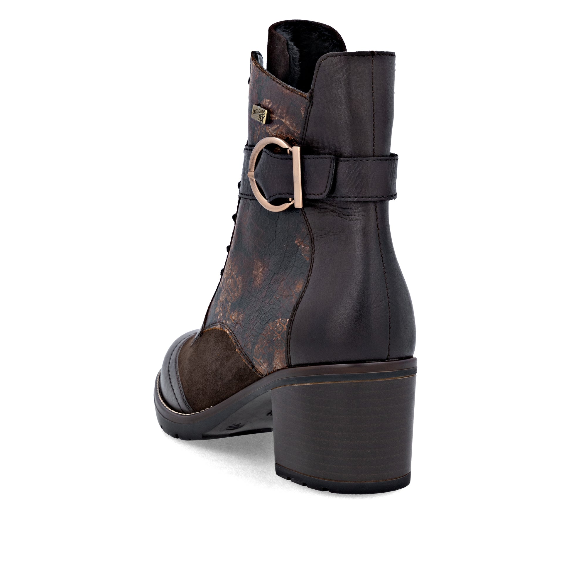 Brown Zip Boots for Women | Remonte D2A77-25