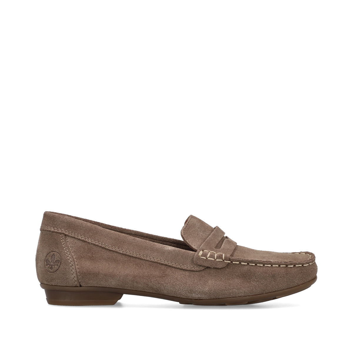 Rieker Women's Beige Loafer Shoe | 40051-62