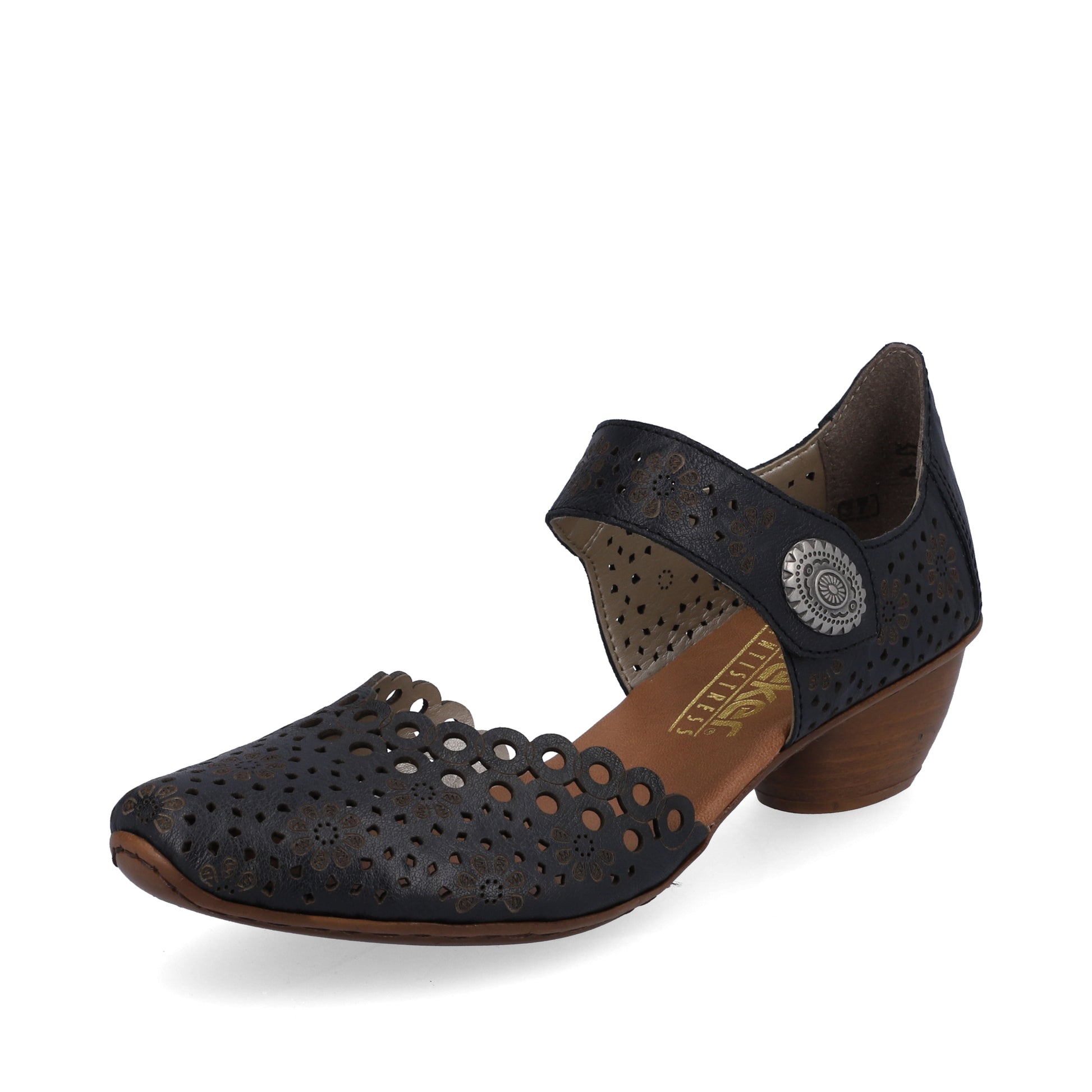 Blue Hook & Loop Shoes for Women | Rieker 43753-14