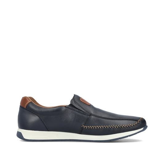 Rieker Men's Casual Slip-on Shoe - Blue | 11962-14