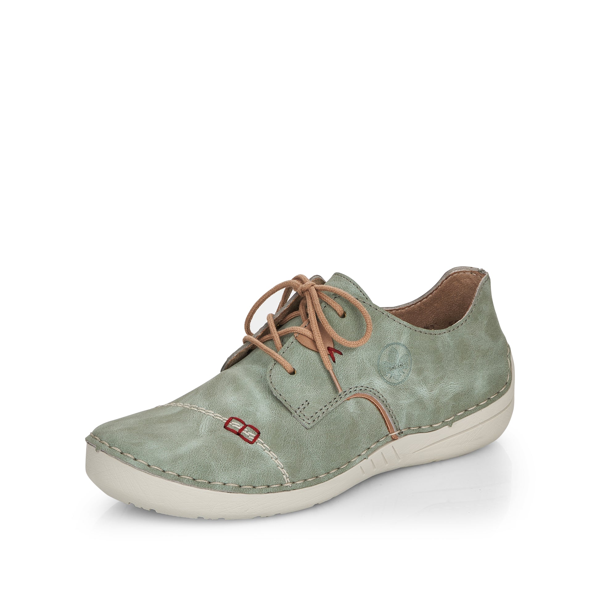 Green Elasticated Shoes for Women | Rieker 52528-52