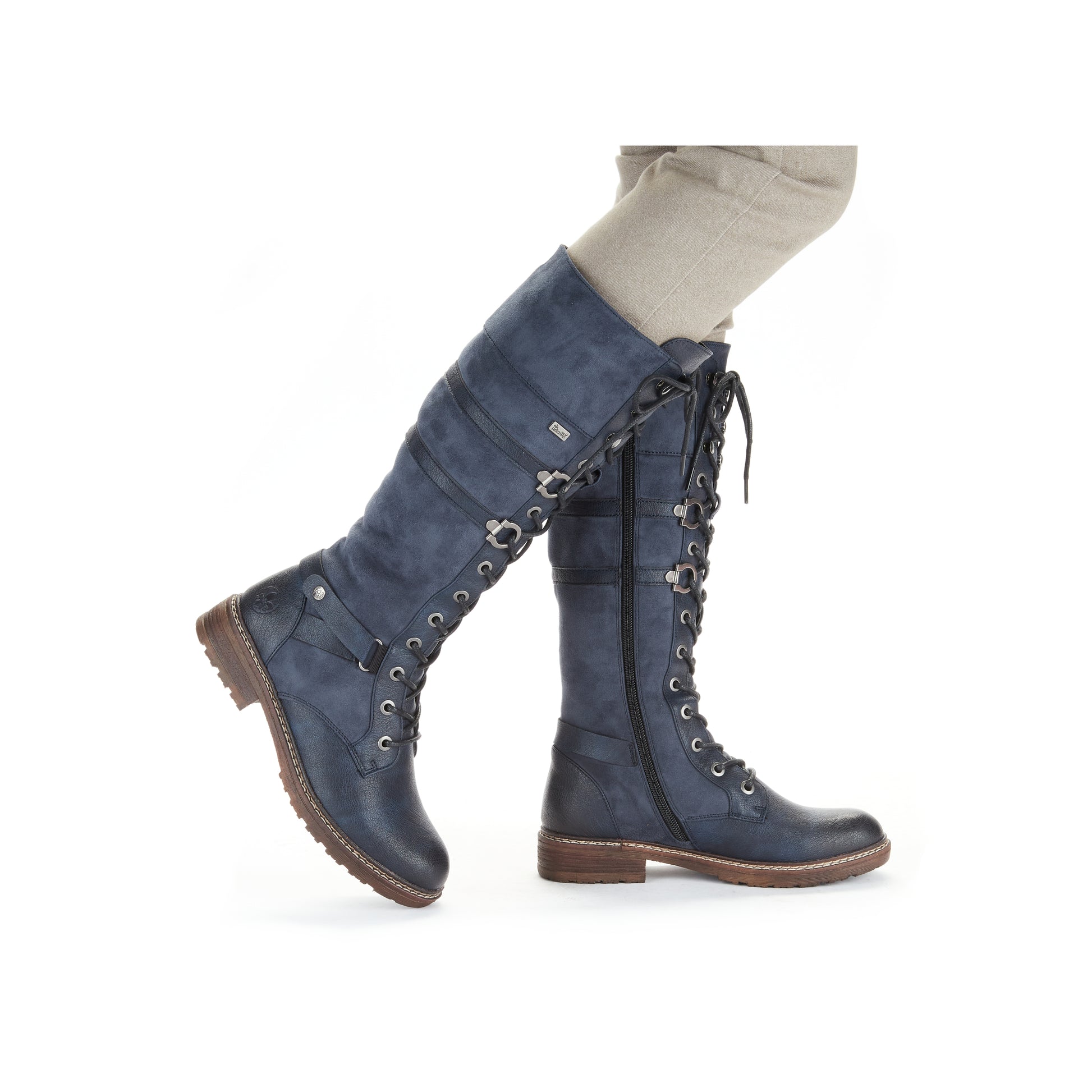 Blue Zip Boots for Women | Rieker 94732-14