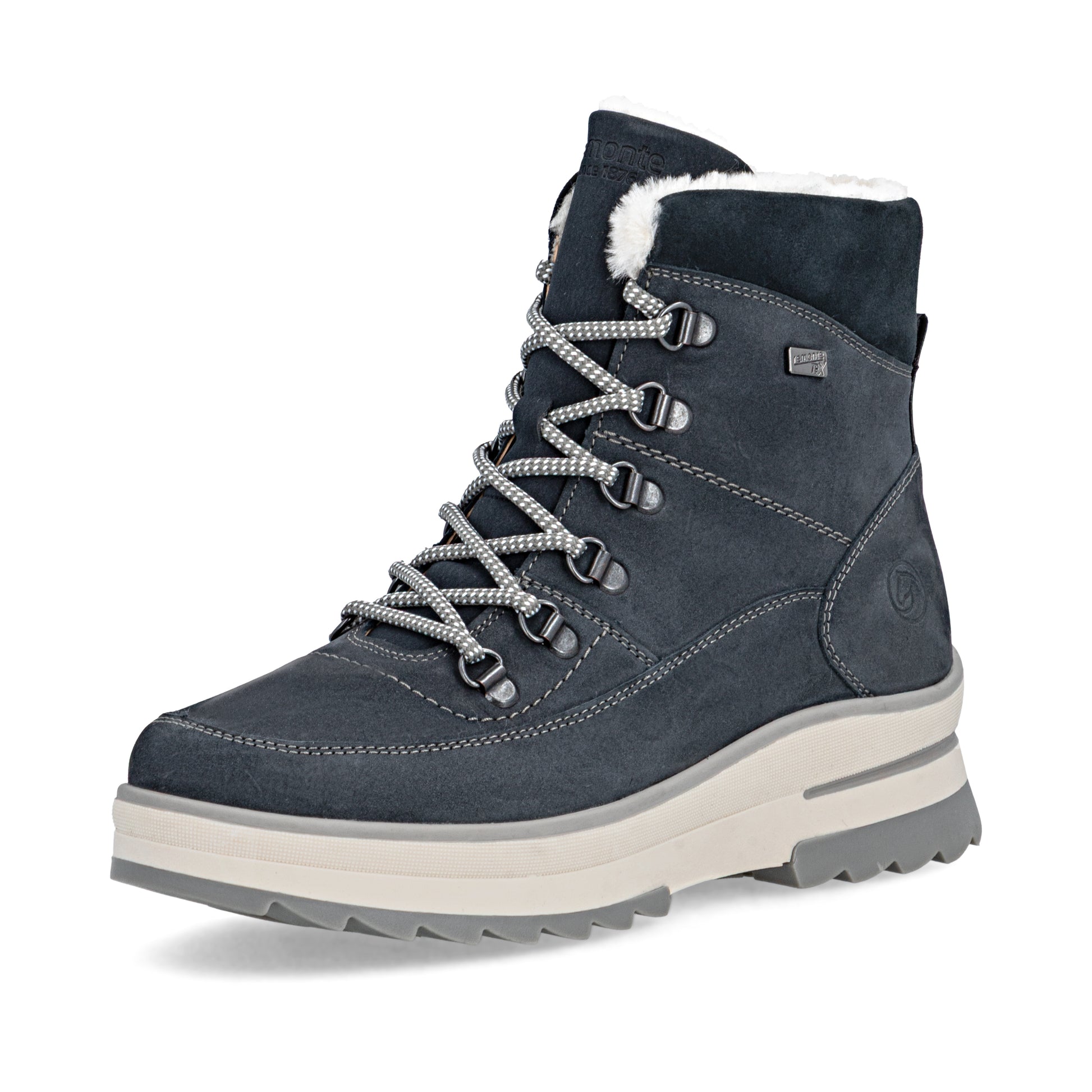 Blue Zip Boots for Women | Remonte D2B74-14