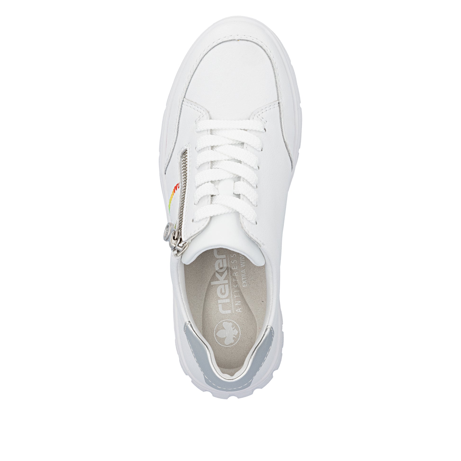 White Zip Shoes for Women | Rieker N1313-80