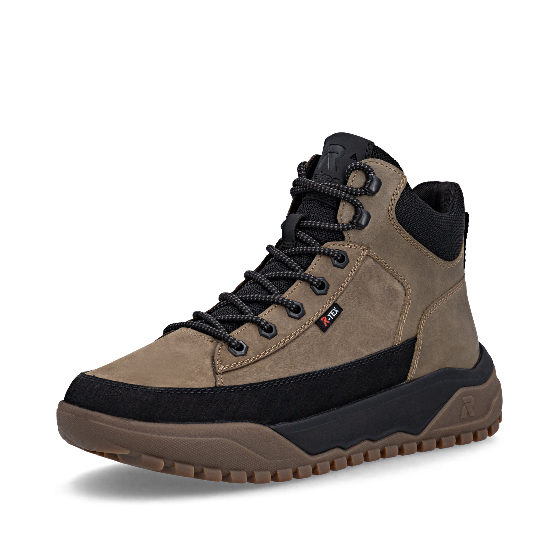 Brown Zip Boots for Men | Rieker Sport U1571-20