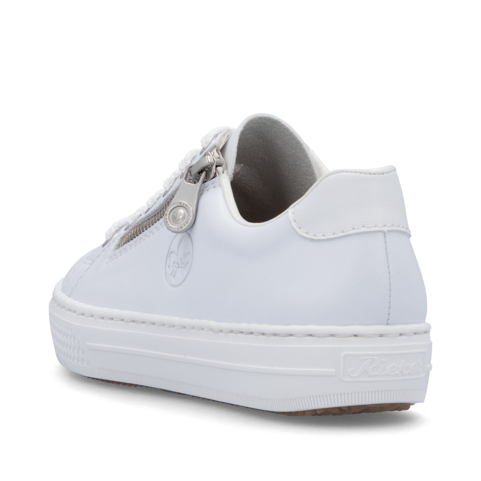 White Zip Shoes for Women | Rieker L59L1-83