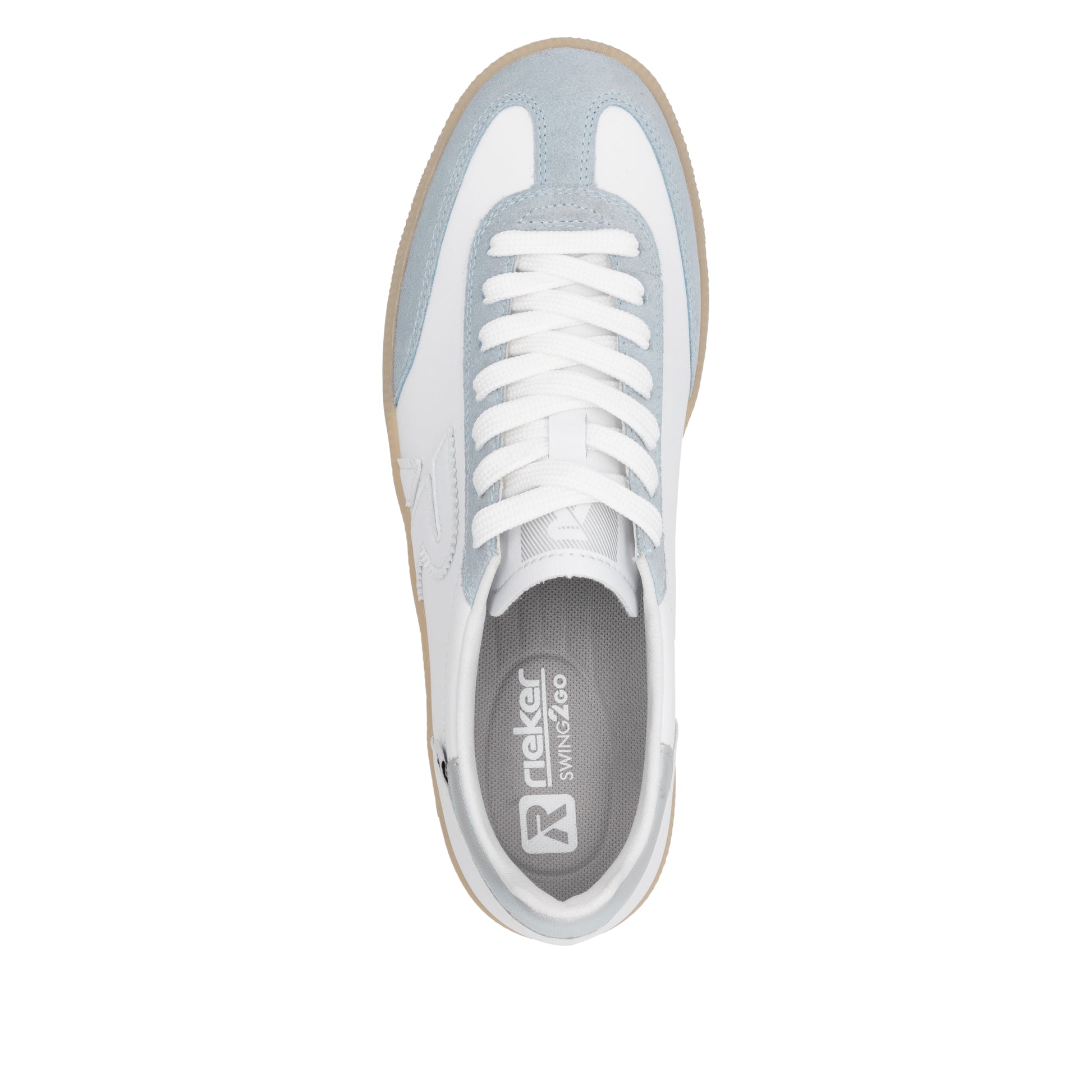 White Elasticated Shoes for Women | Rieker Sport W2200-84