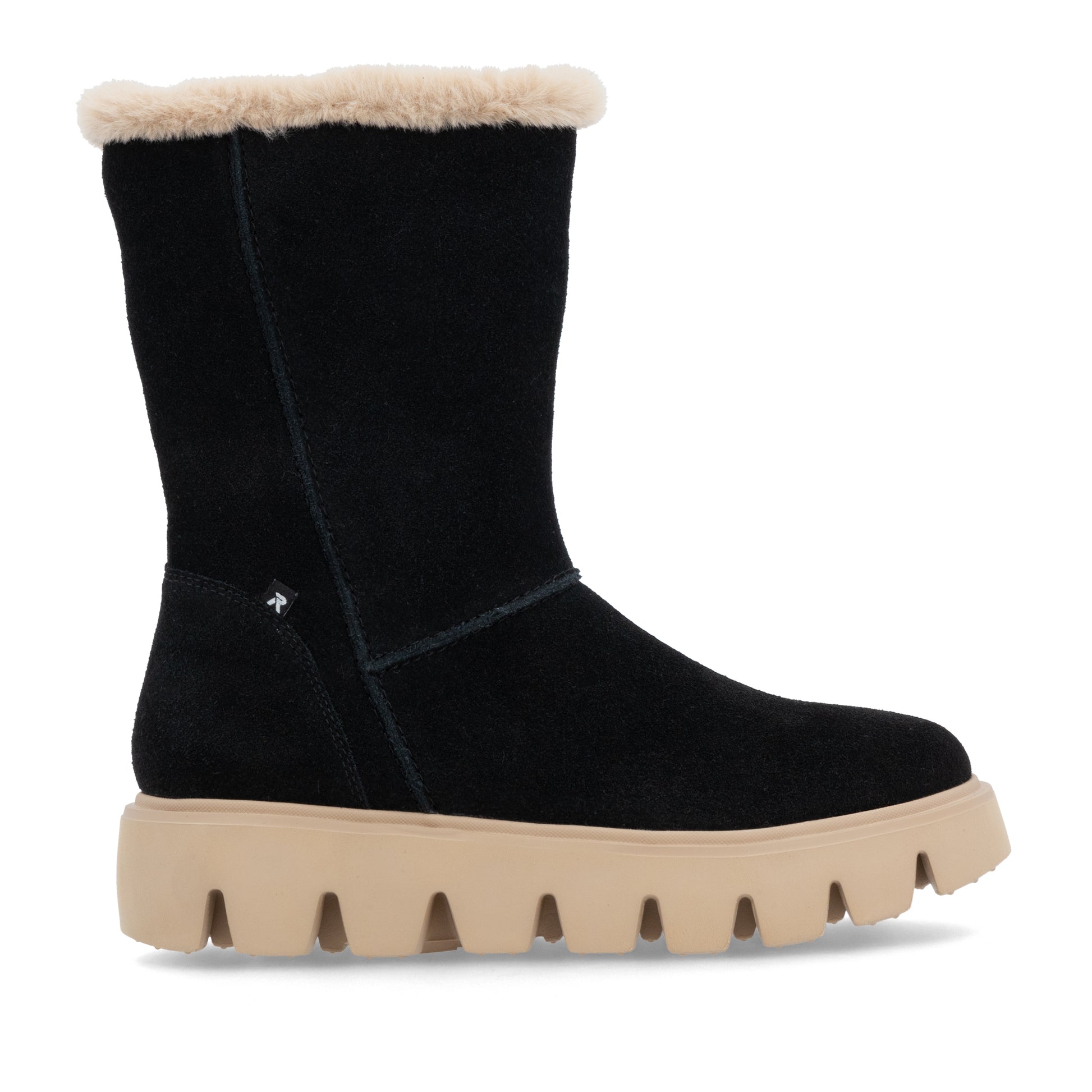 Black Zip Boots for Women | Rieker Sport W2072-00