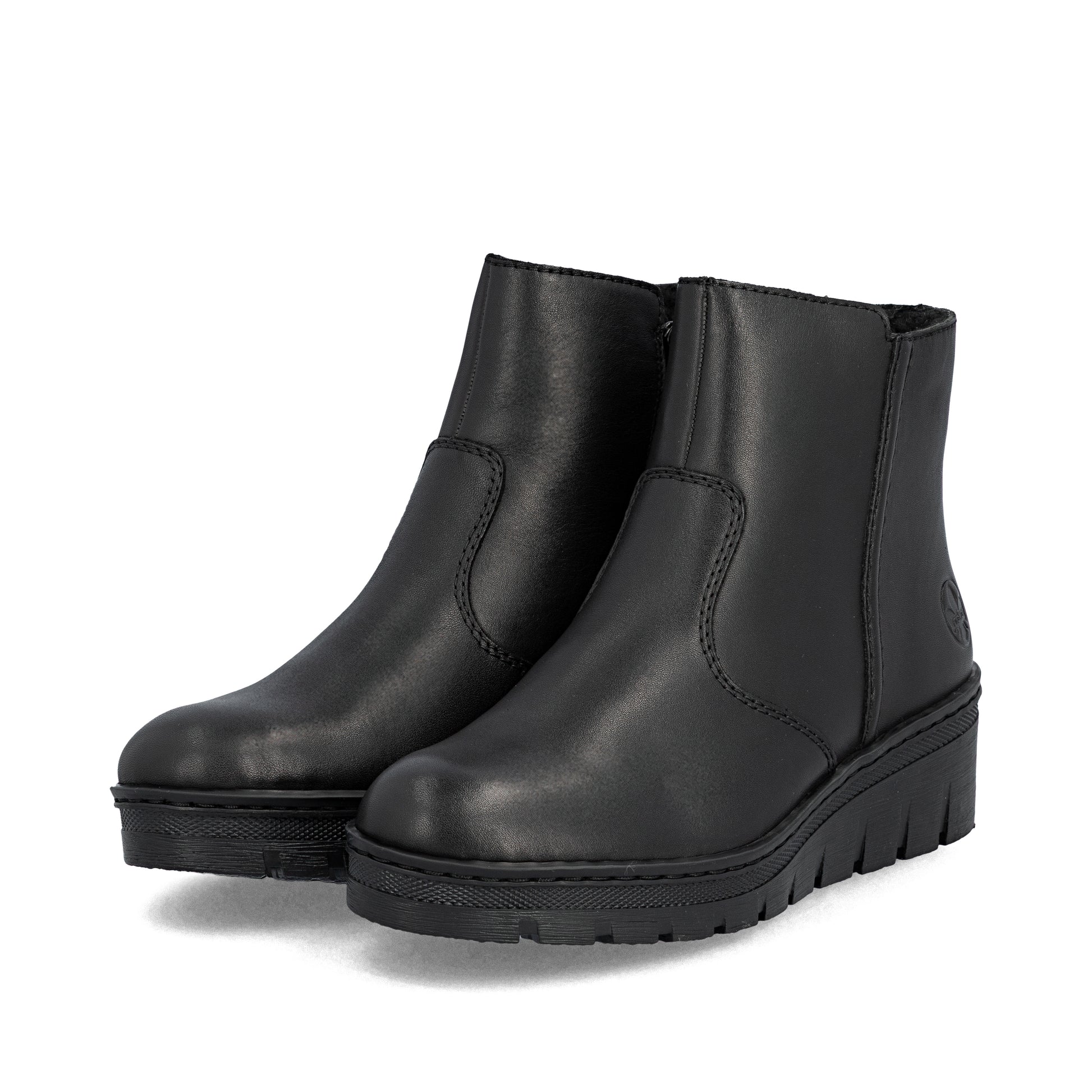 Black Zip Boots for Women | Rieker X9165-01