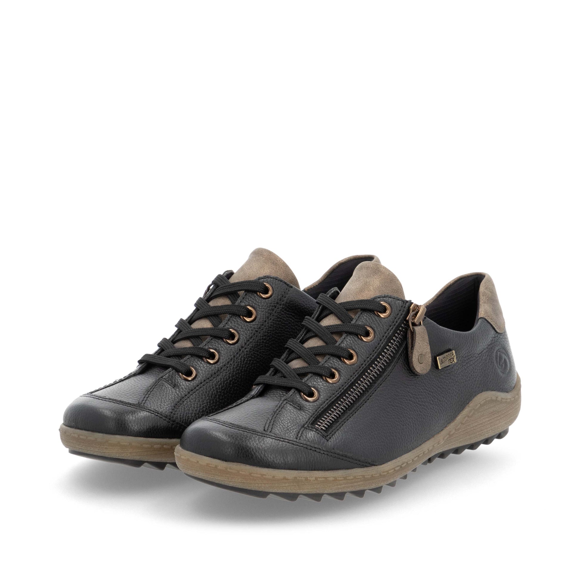 Black Zip Shoes for Women | Remonte R1402-08