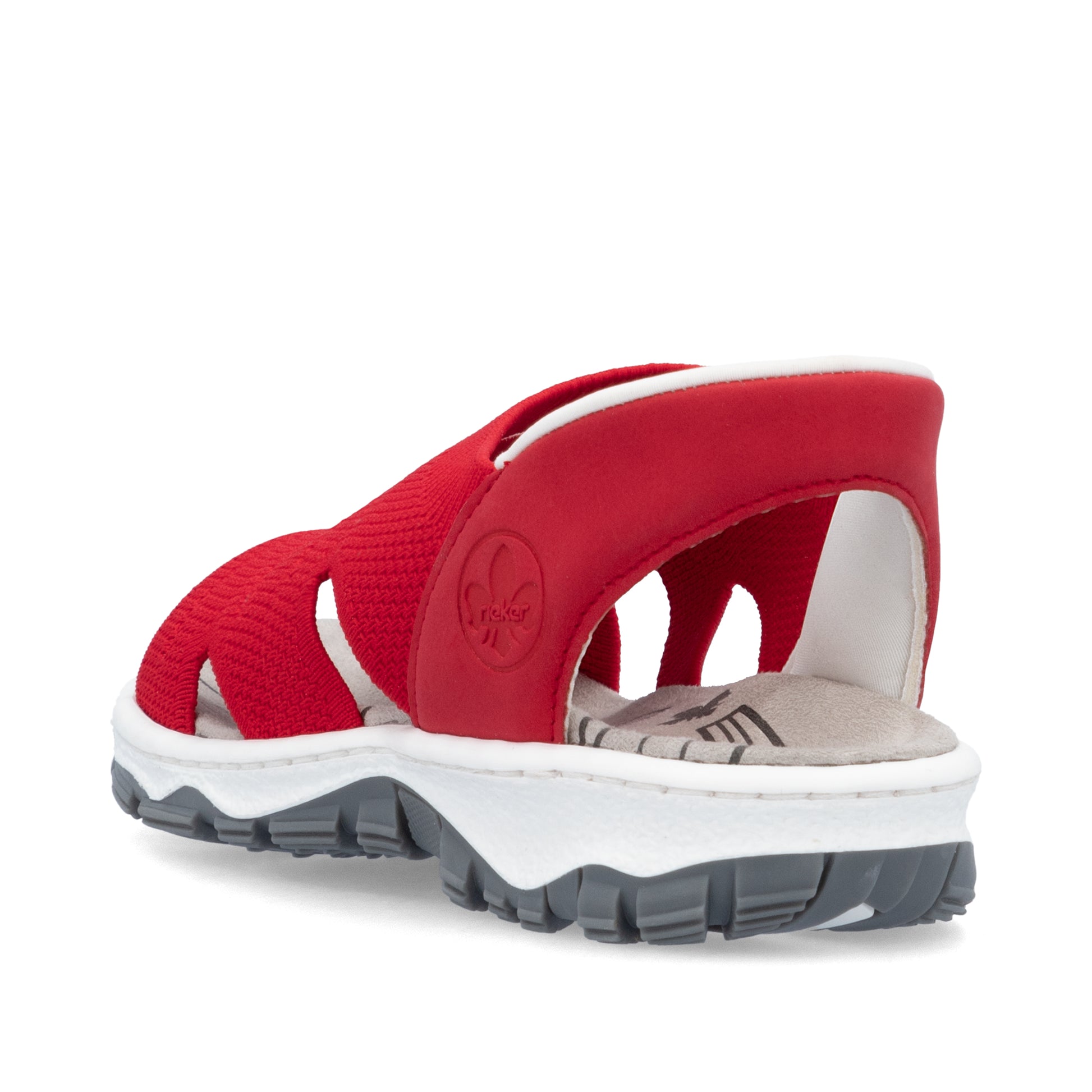 Red Elasticated Sandals for Women | Rieker 68895-33