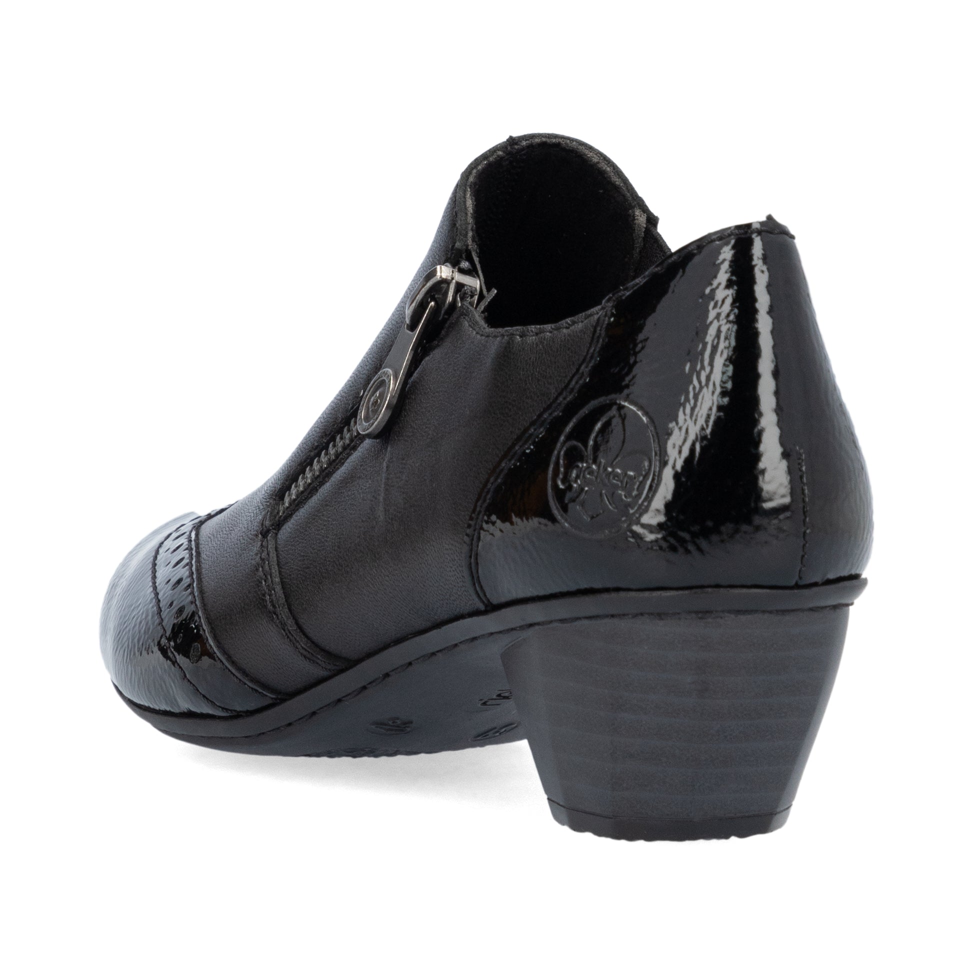 Black Zip Shoes for Women | Rieker 41757-00