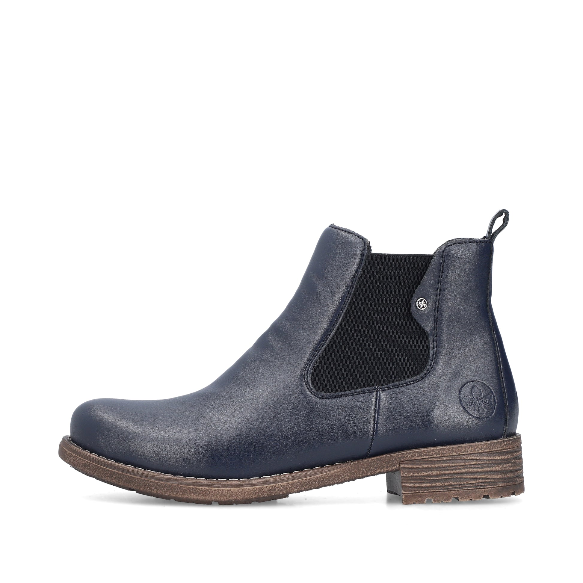 Blue Elasticated Boots for Women | Rieker 79450-14