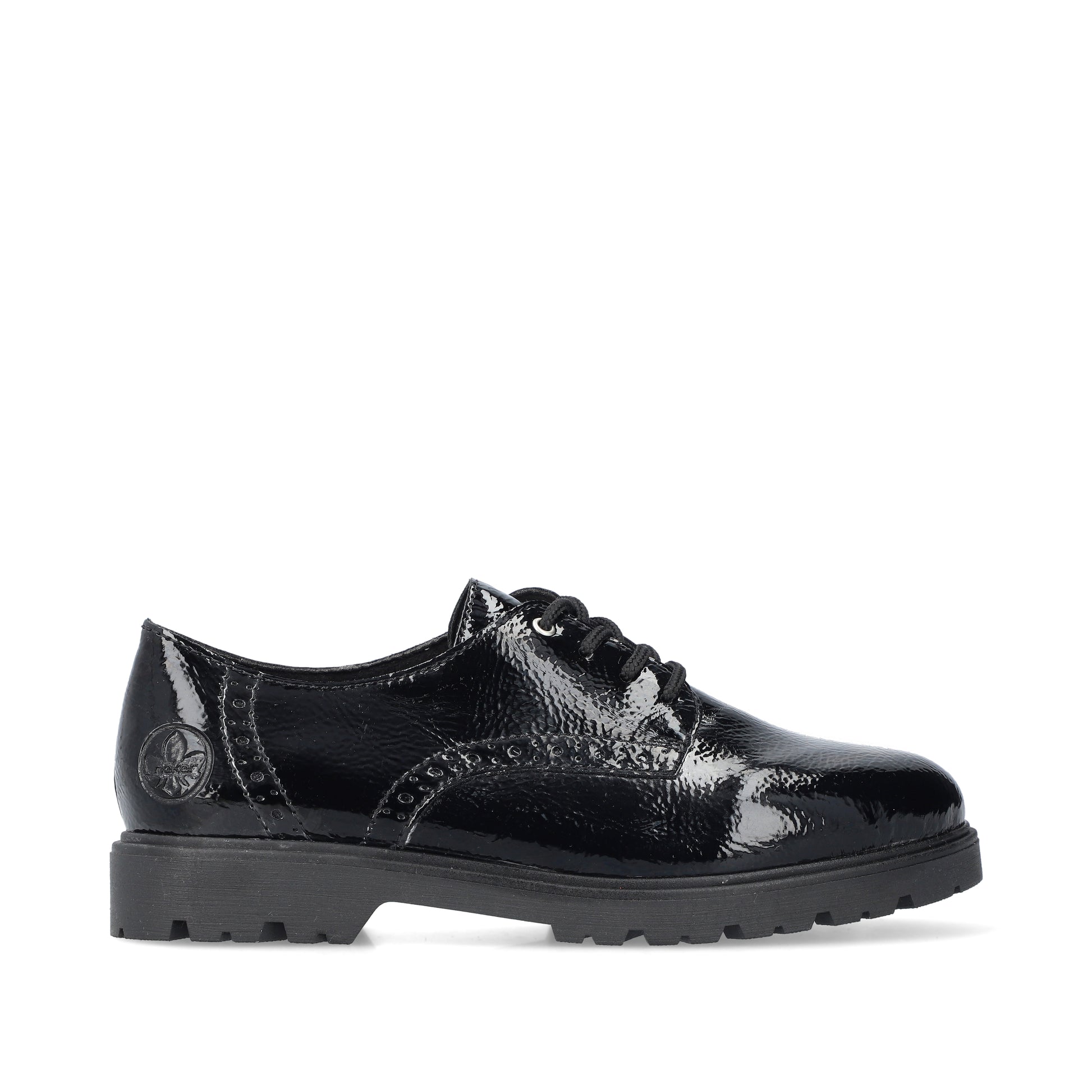 Black Elasticated Shoes for Women | Rieker 45502-00