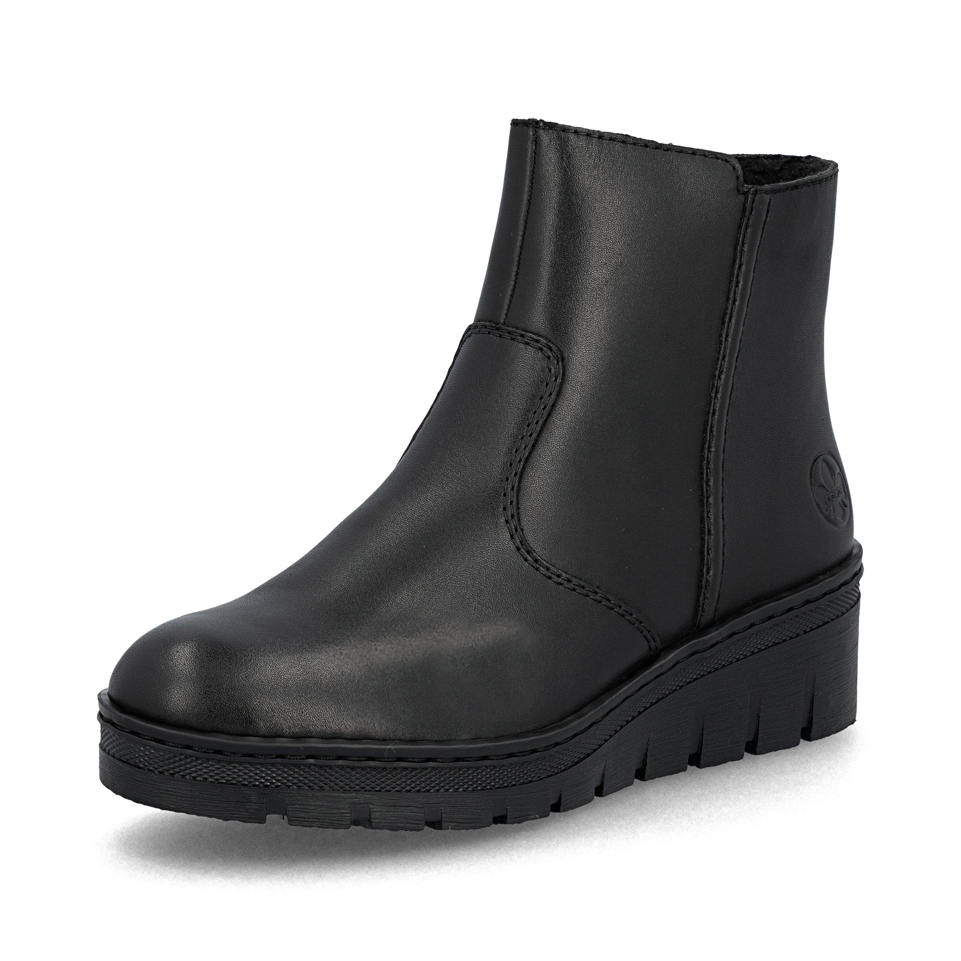 Black Zip Boots for Women | Rieker X9165-01