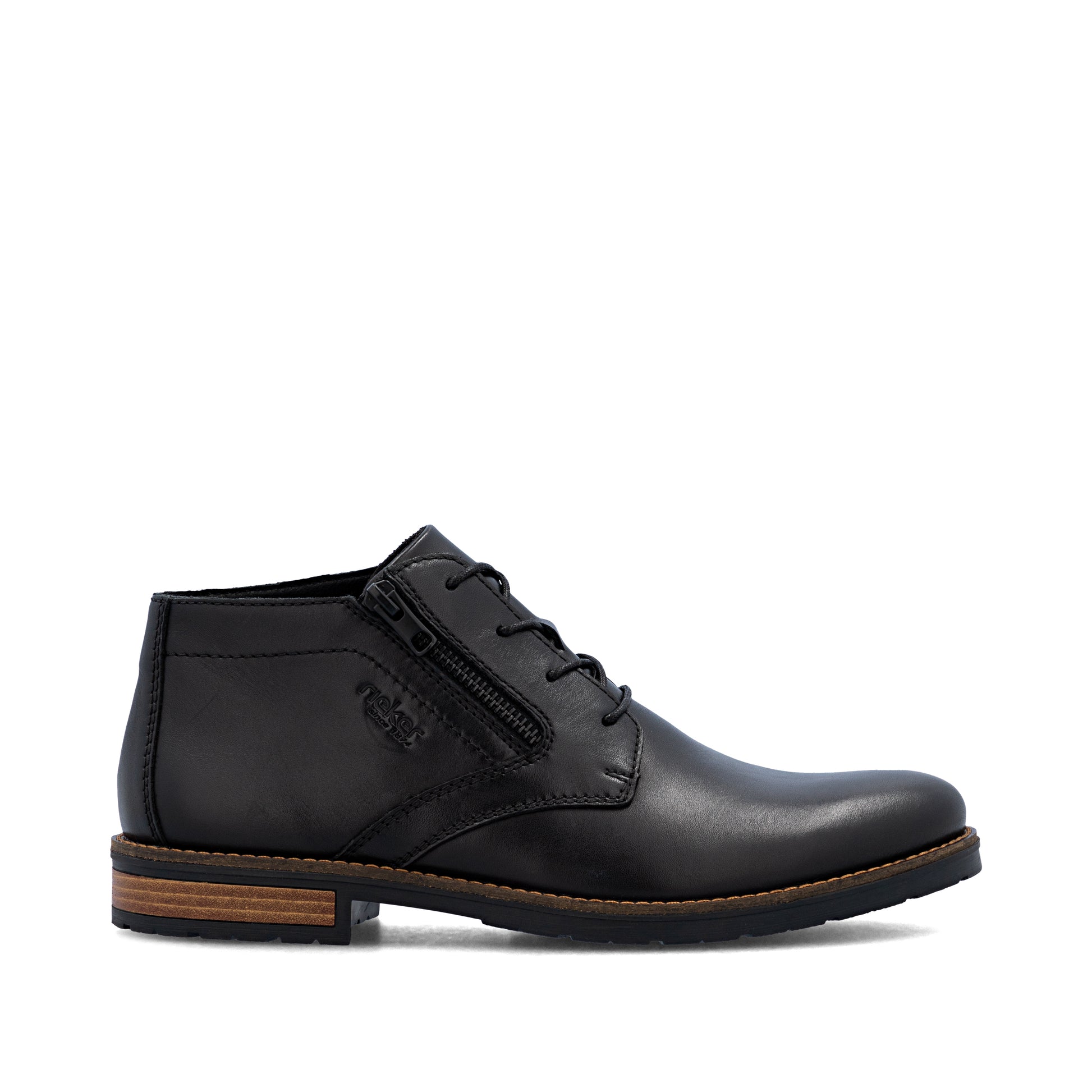 Black Zip Boots for Men | Rieker 14609-00