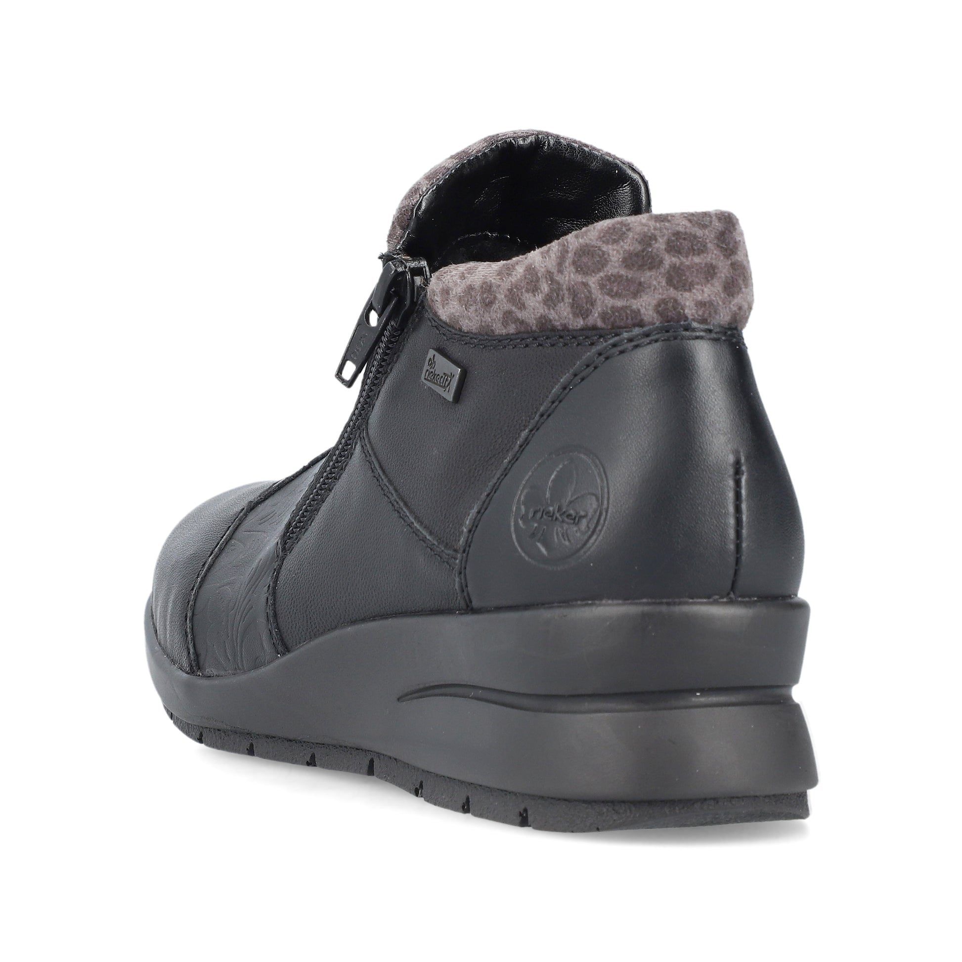 Black Zip Boots for Women | Rieker L4881-01