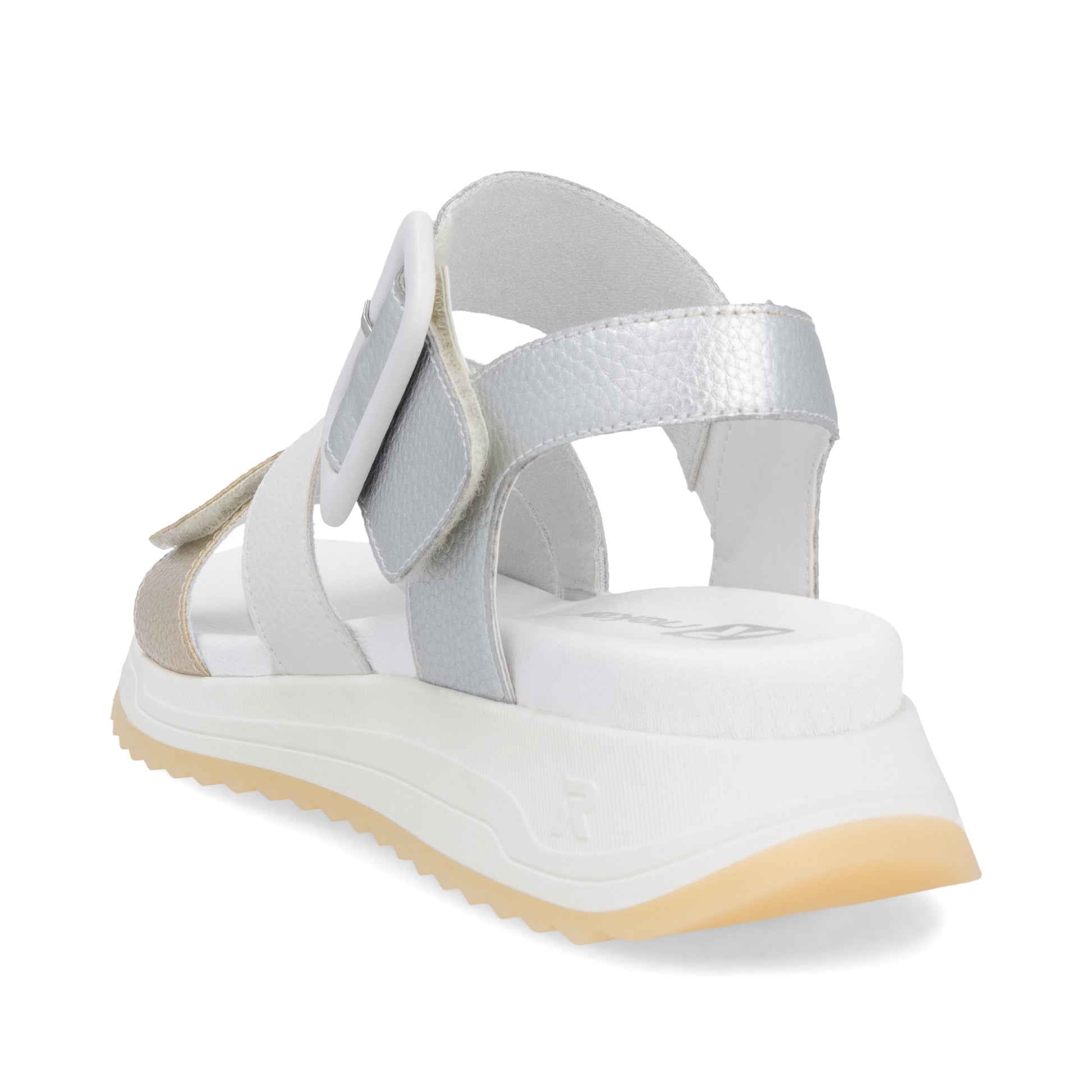 Gold Hook & Loop Sandals for Women | Rieker Sport W2950-90