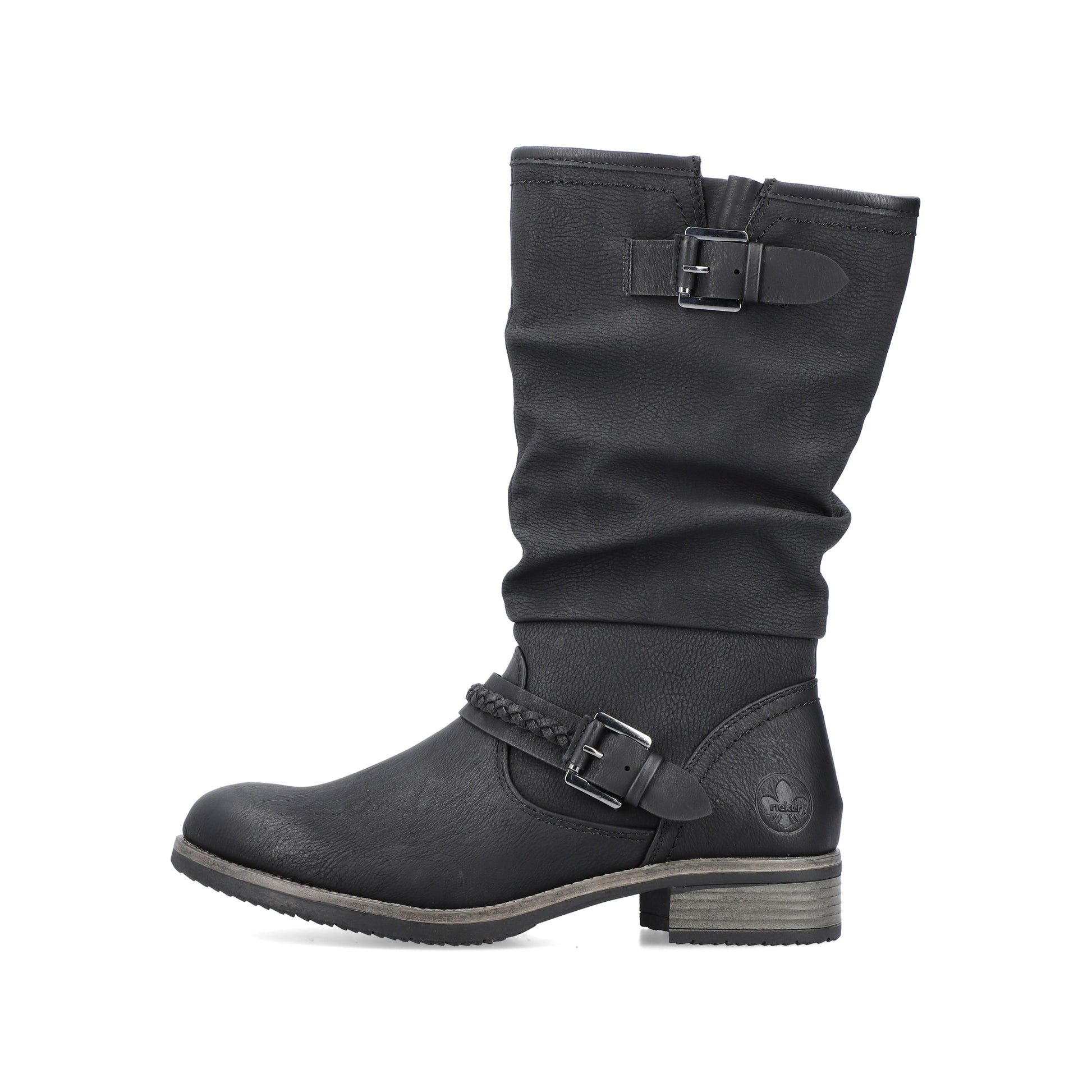 Black Zip Boots for Women | Rieker 98860-00