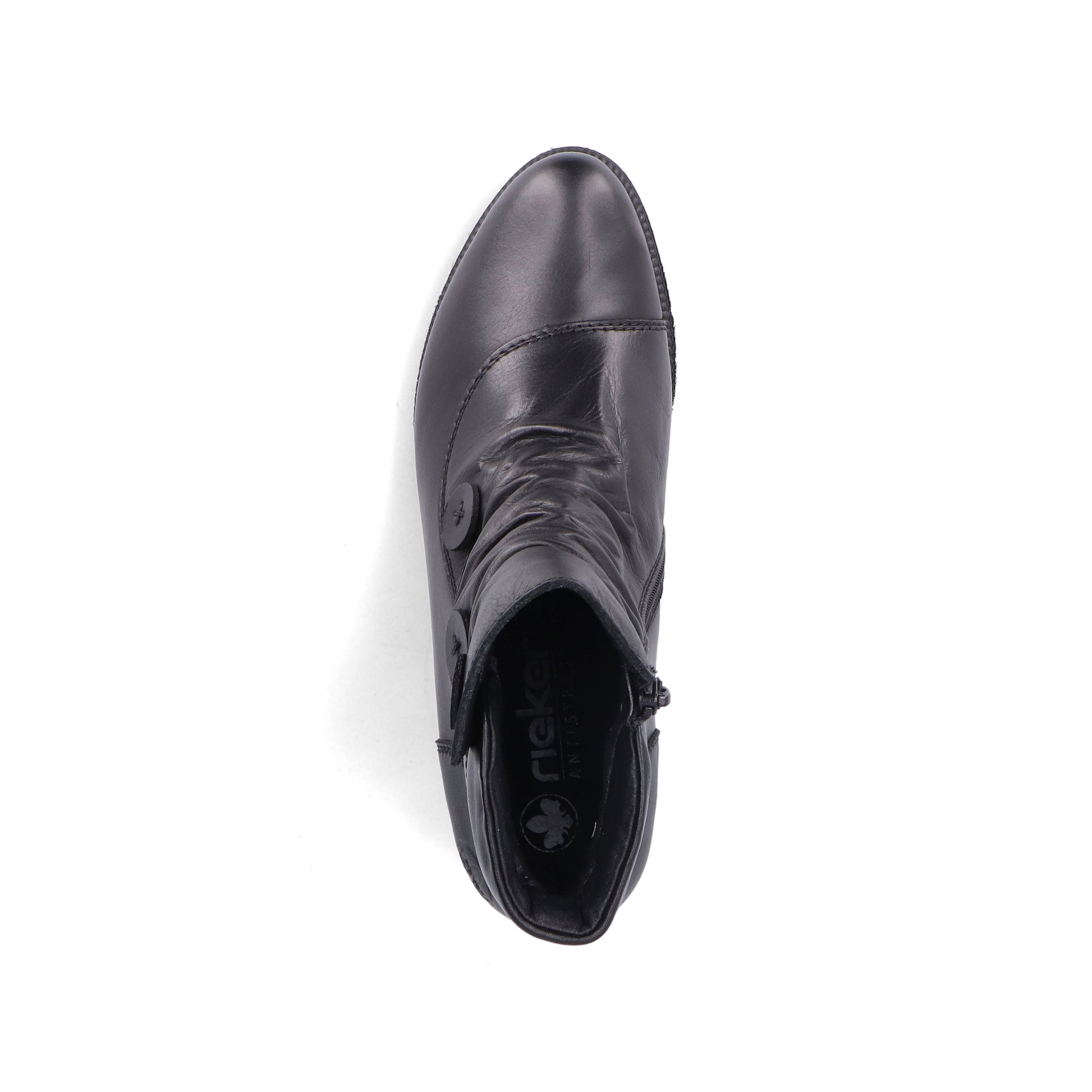 Black Zip Boots for Women | Rieker 78659-00