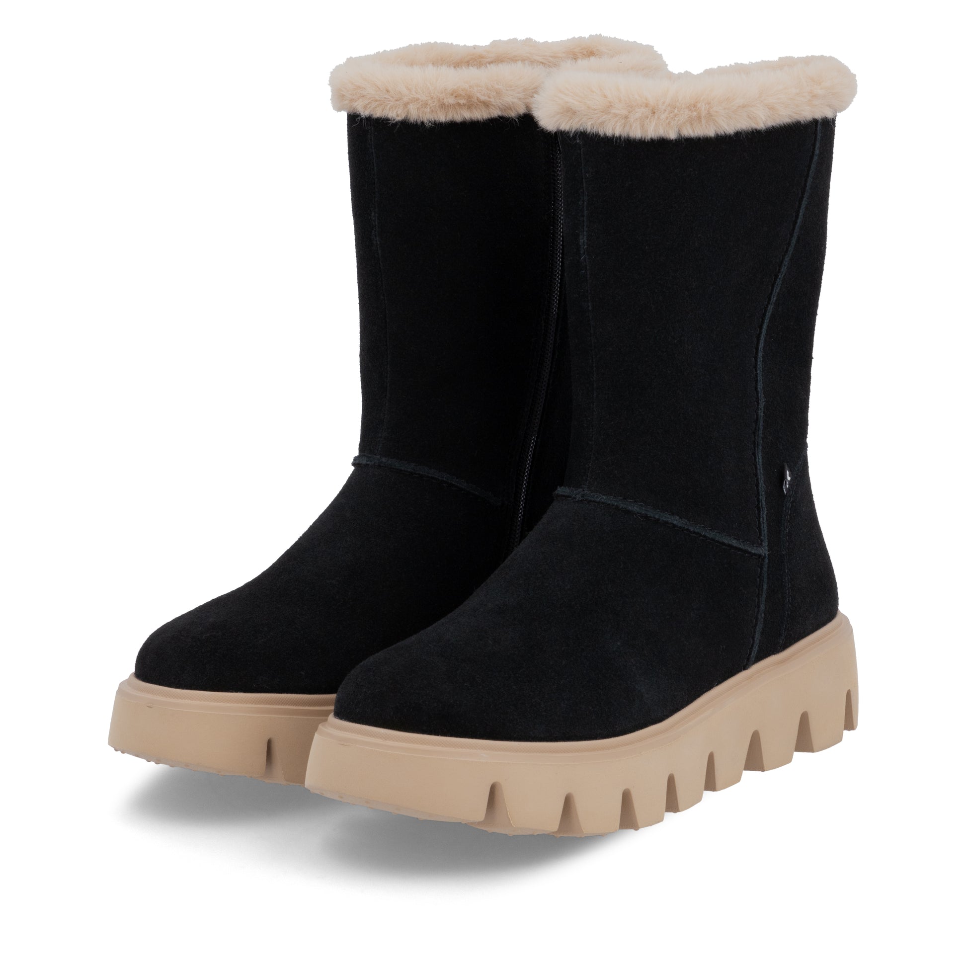 Black Zip Boots for Women | Rieker Sport W2072-00