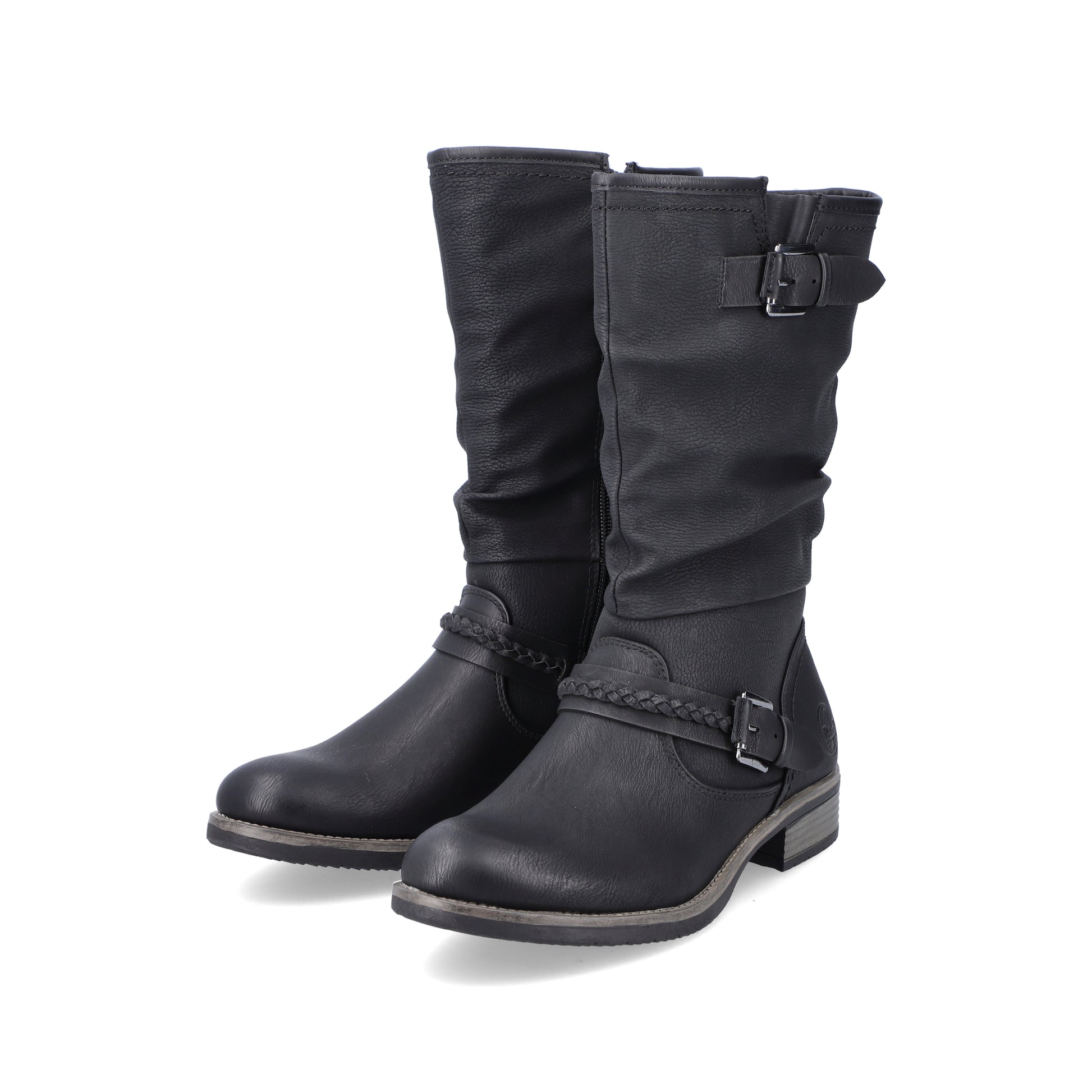 Black Zip Boots for Women | Rieker 98860-00