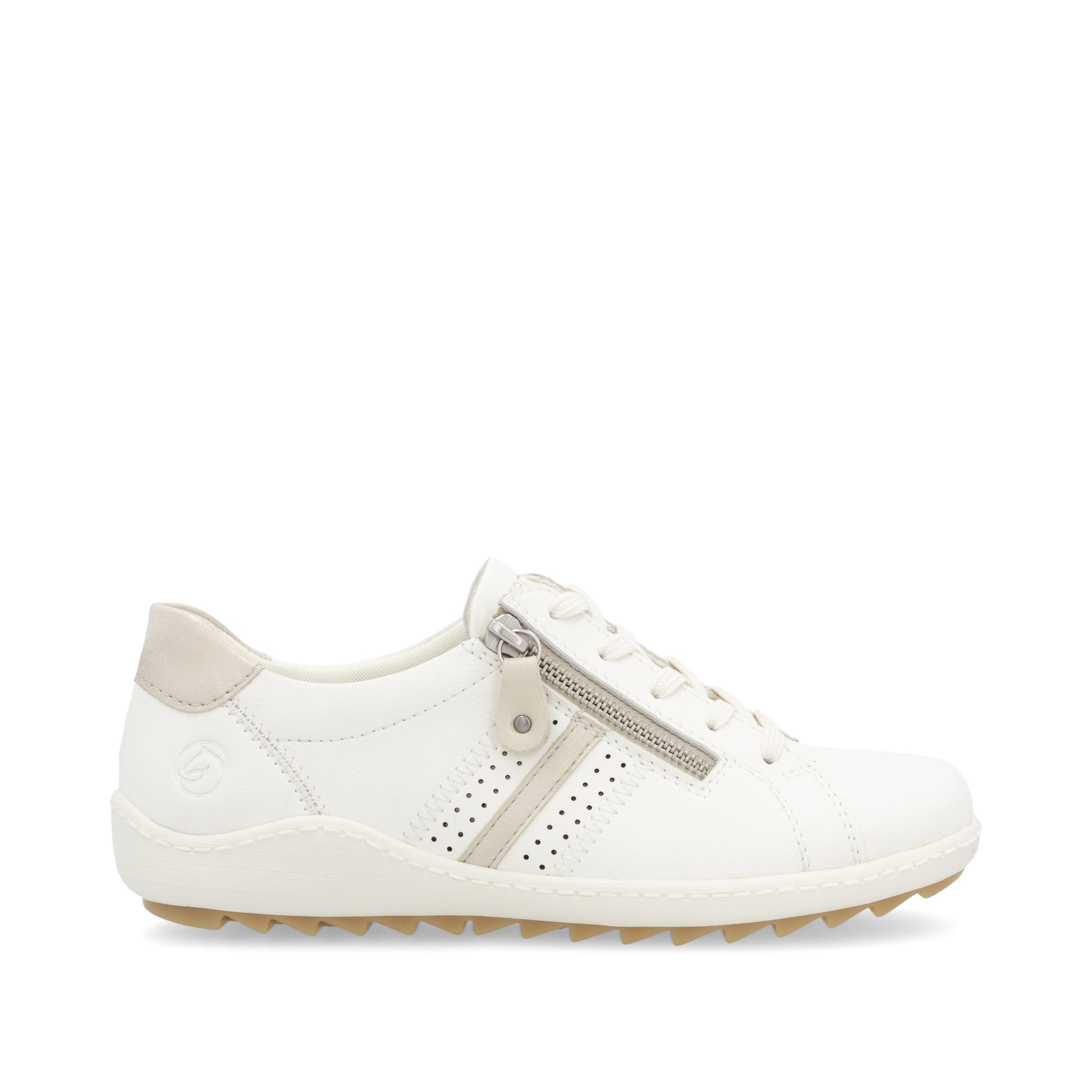 White Zip Shoes for Women | Remonte R1432-80