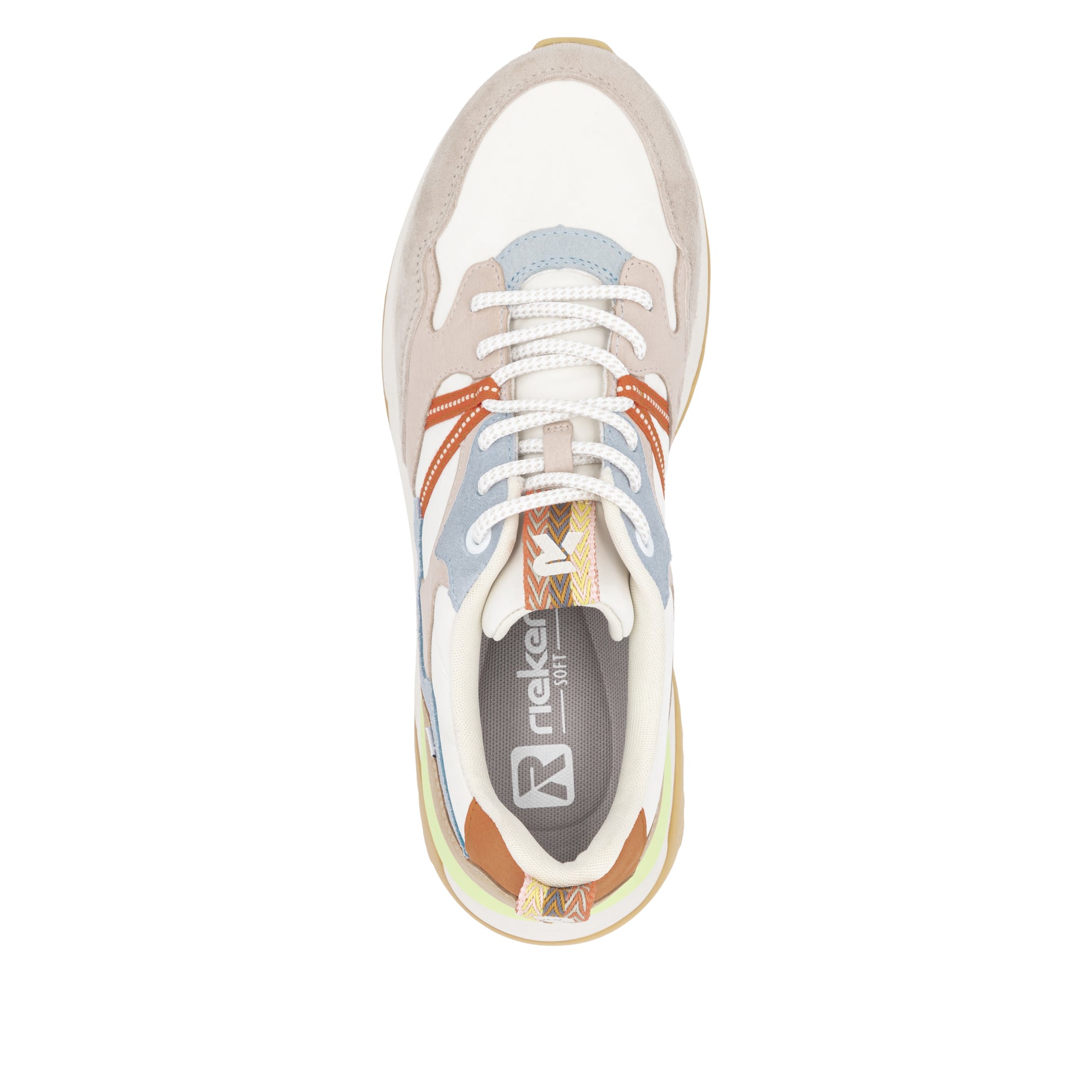 White Elasticated Shoes for Women | Rieker Sport W2501-82