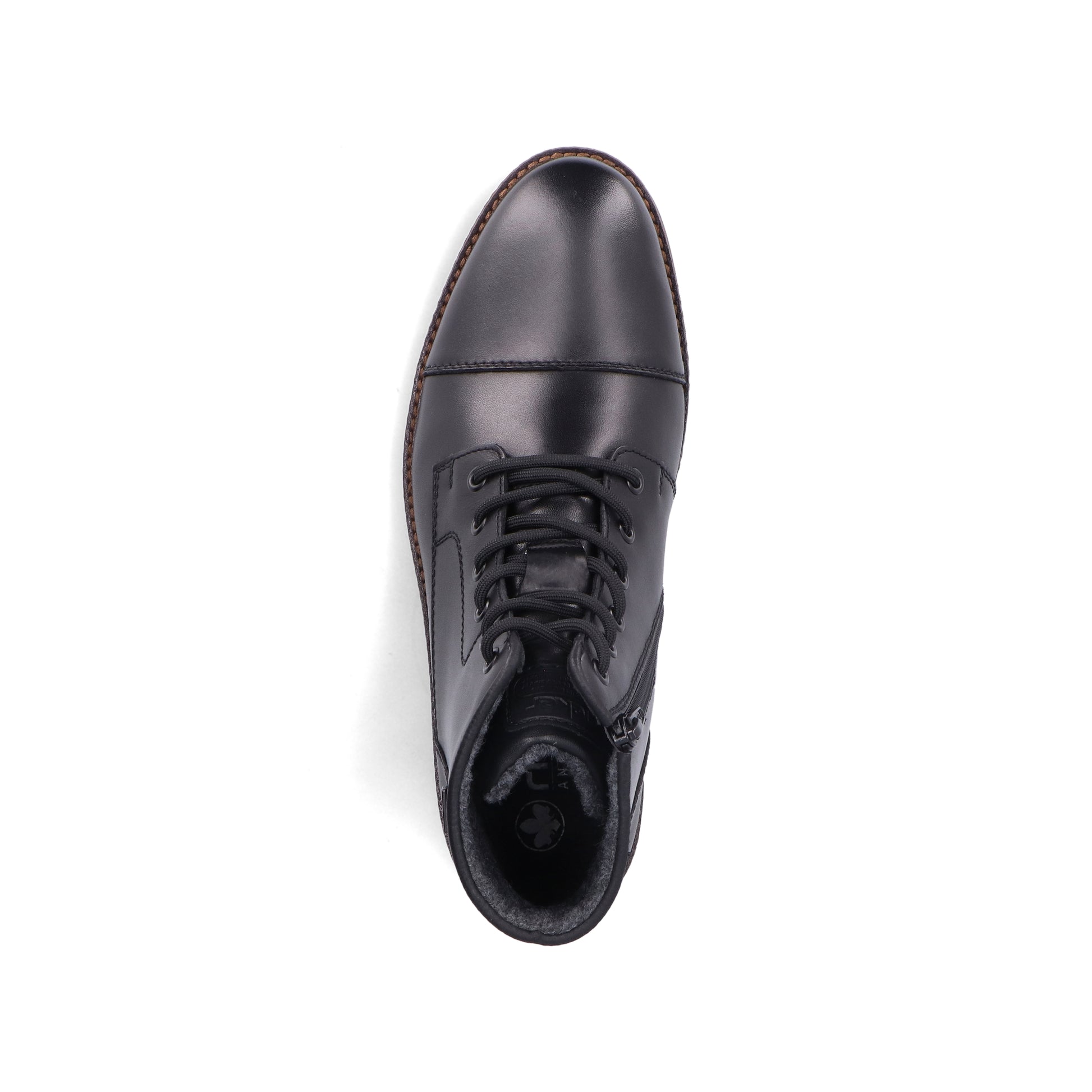 Black Zip Boots for Men | Rieker F4546-00