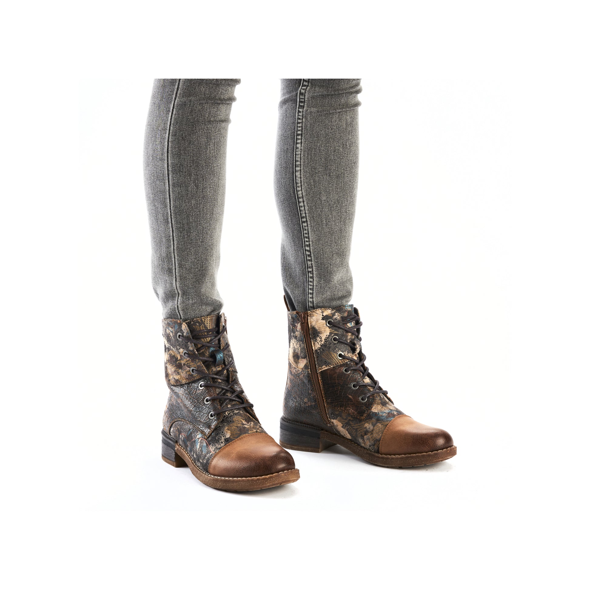 Multi Zip Boots for Women | Rieker 94611-90
