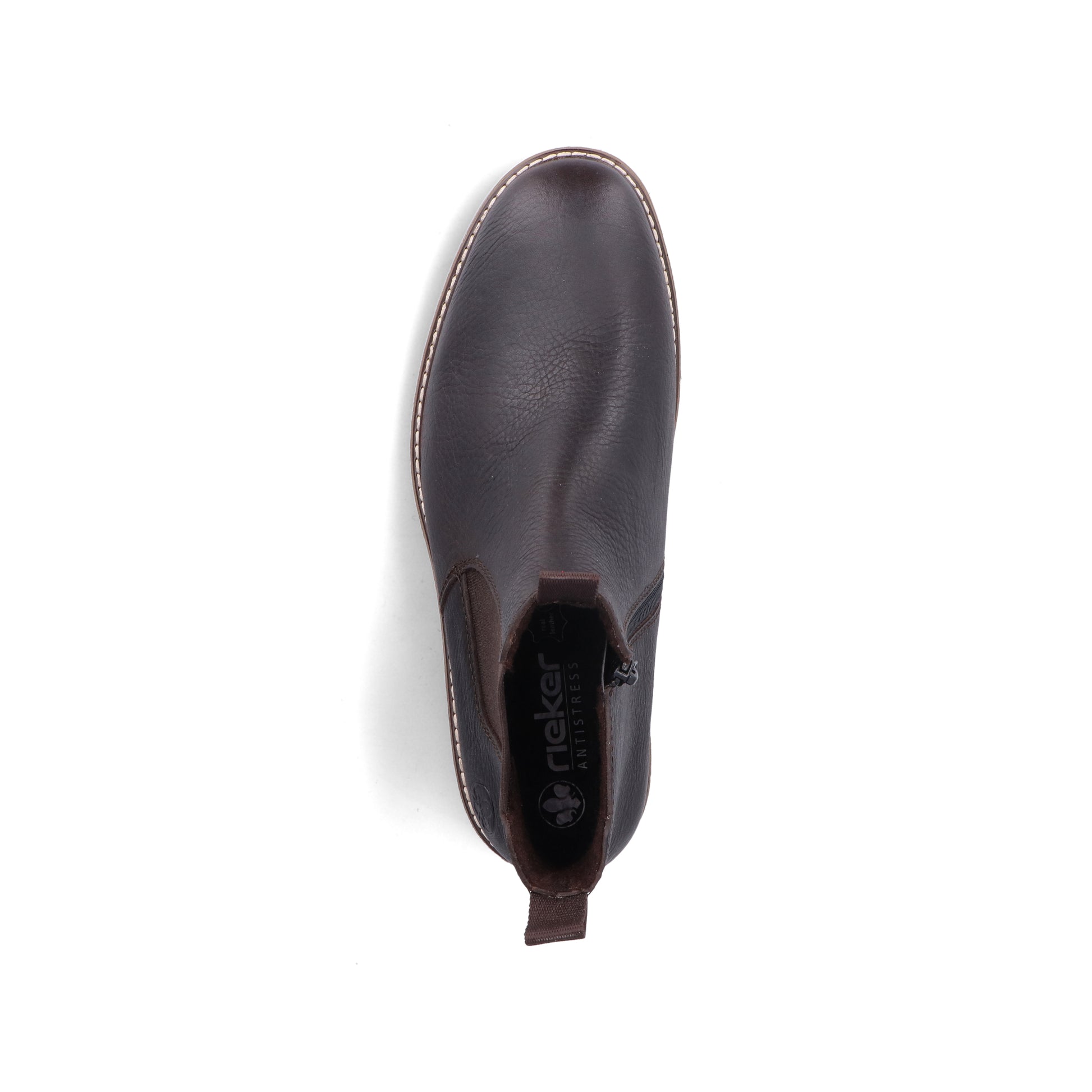 Brown Zip Boots for Men | Rieker 33180-27